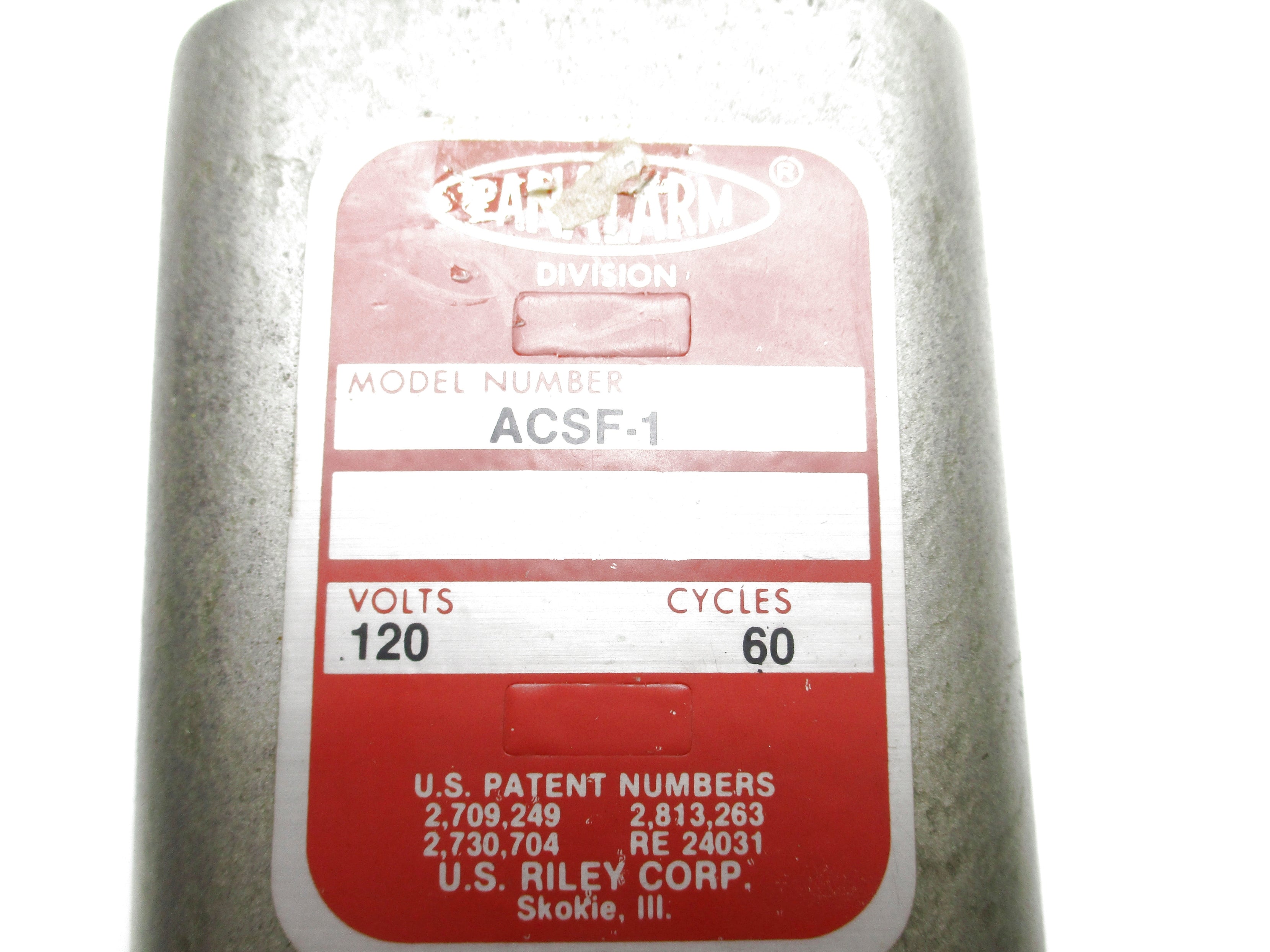 PANALARM ACSF-1 120V NSNP