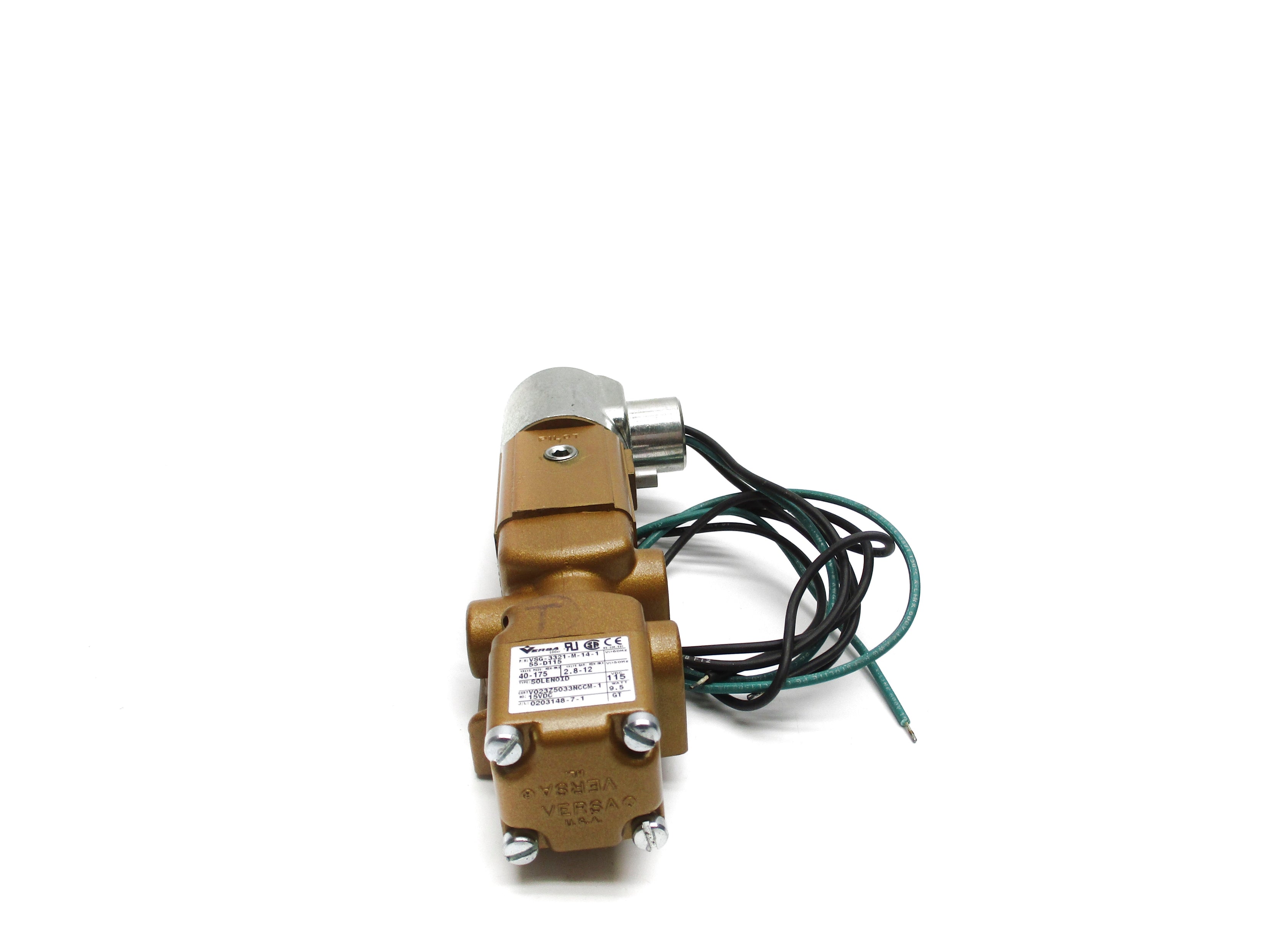 VERSA VSG-3321-M-14-155-D115 115VDC 40-175PSIG NSMP