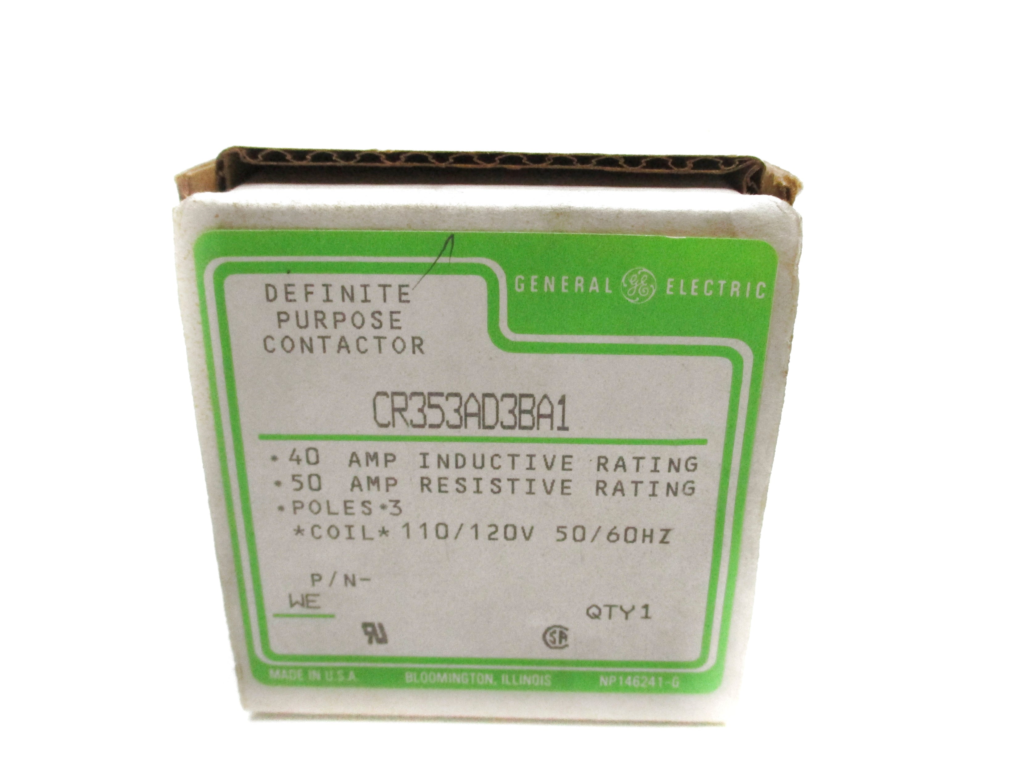 GENERAL ELECTRIC CR353AD3BA1 110-120V NSMP