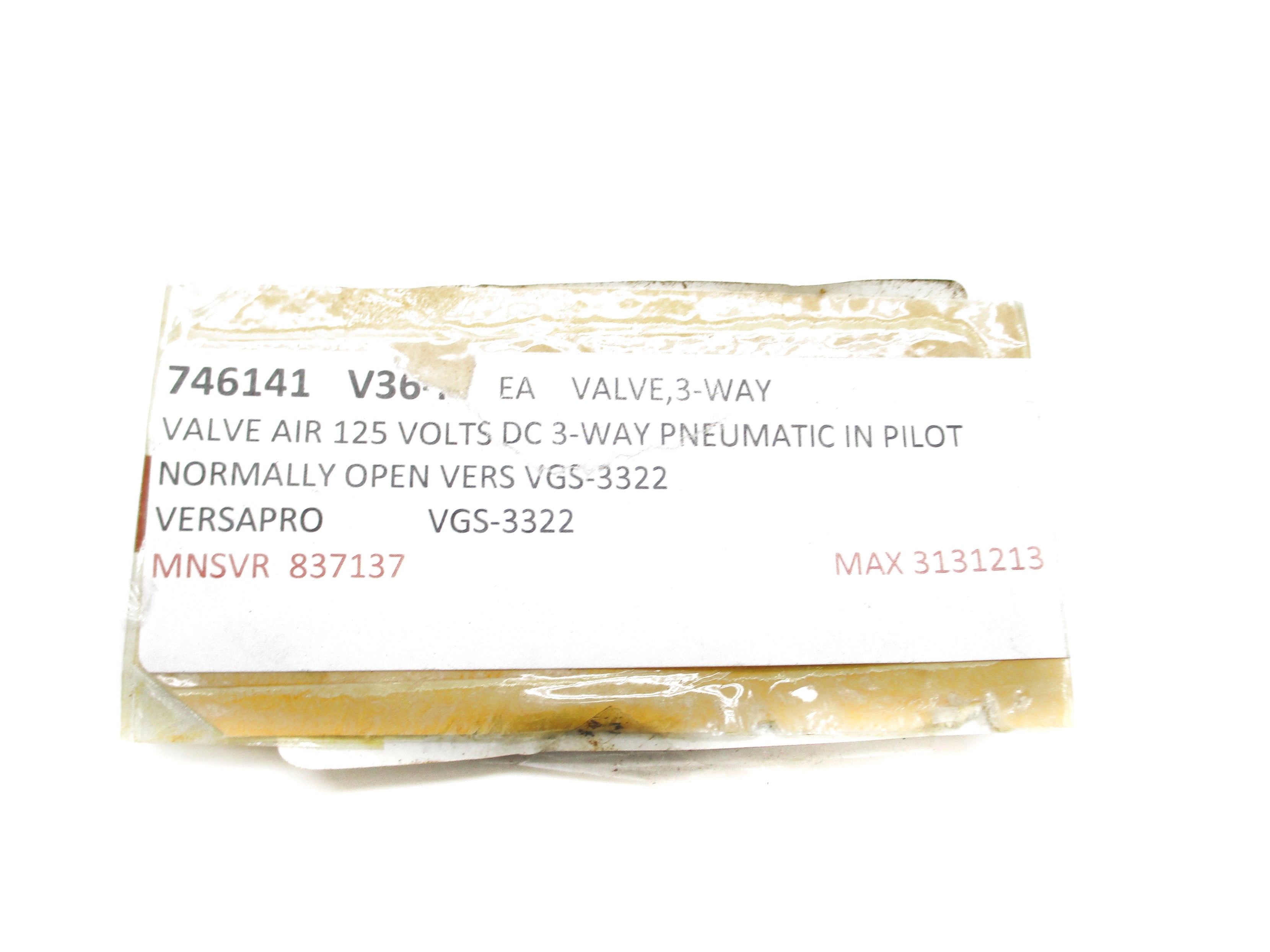 VERSA VGS-3322 120V 175PSI (AS PICTURED) UNMP