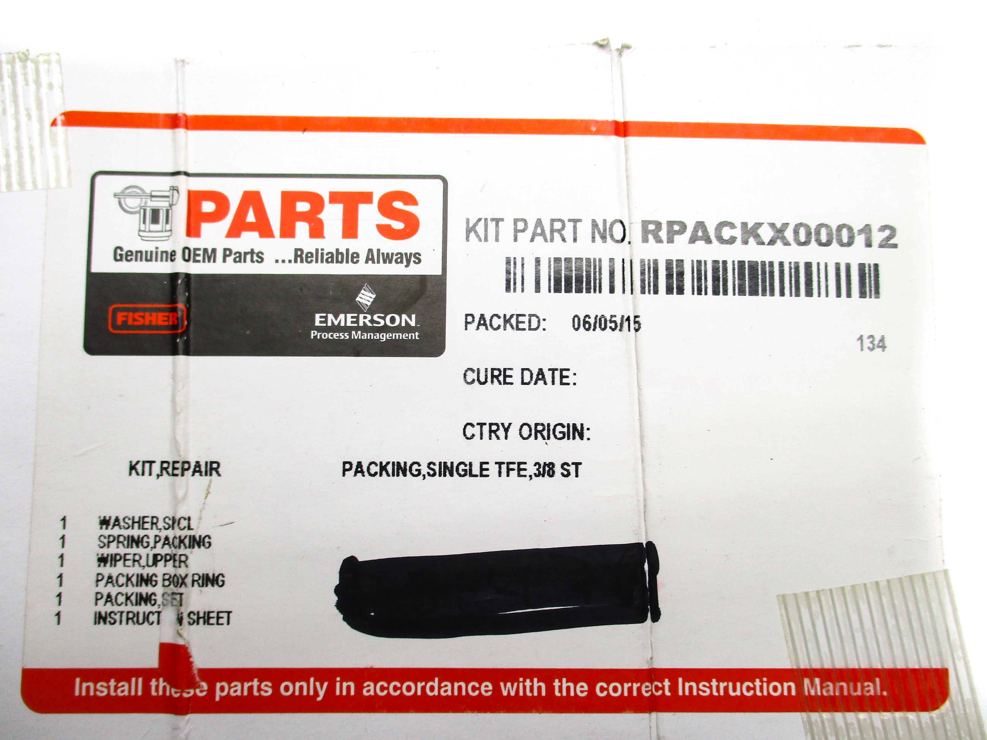 FISHER RPACKX00012 NSNP