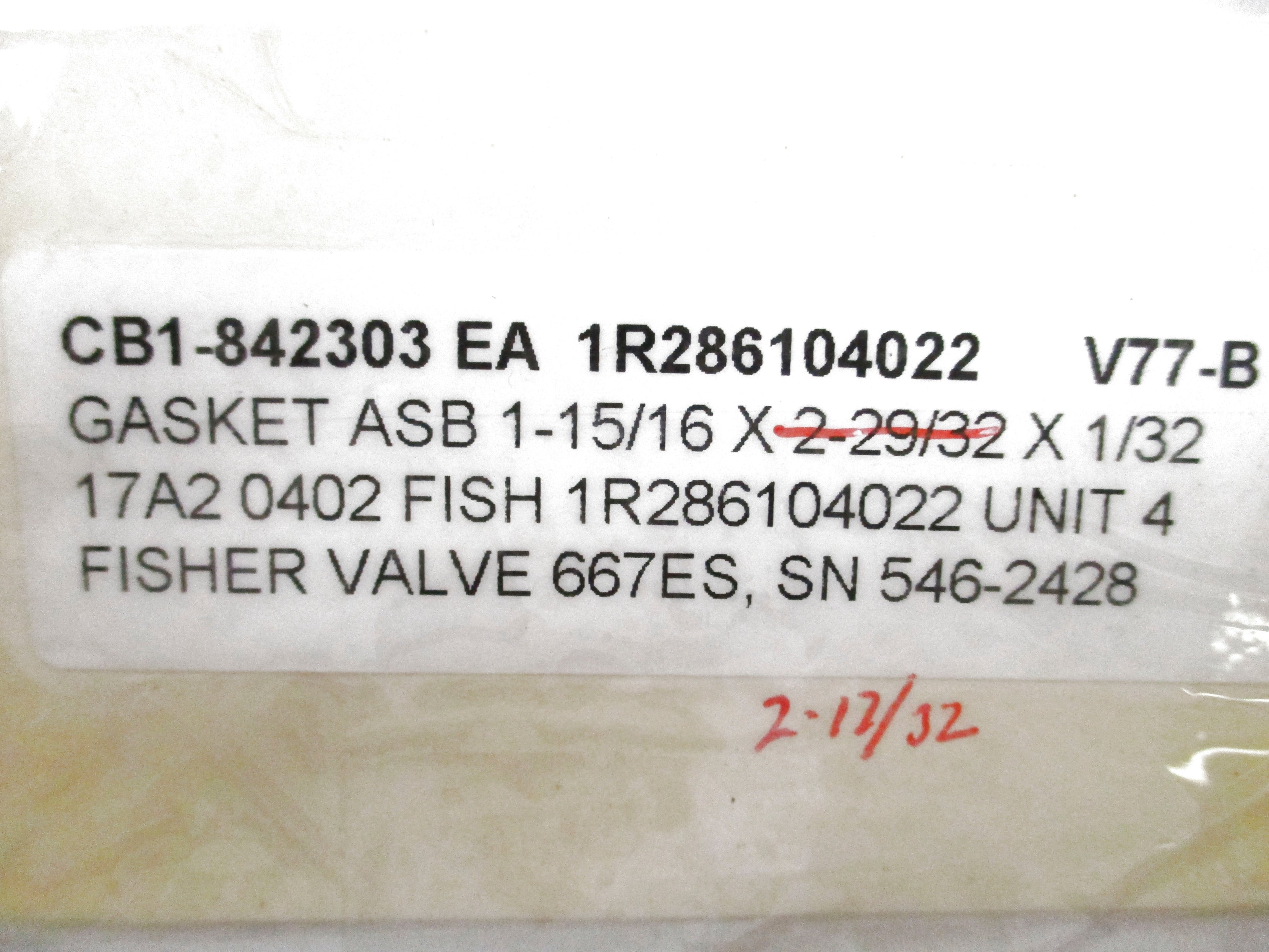 FISHER 1R286104022 NSNP