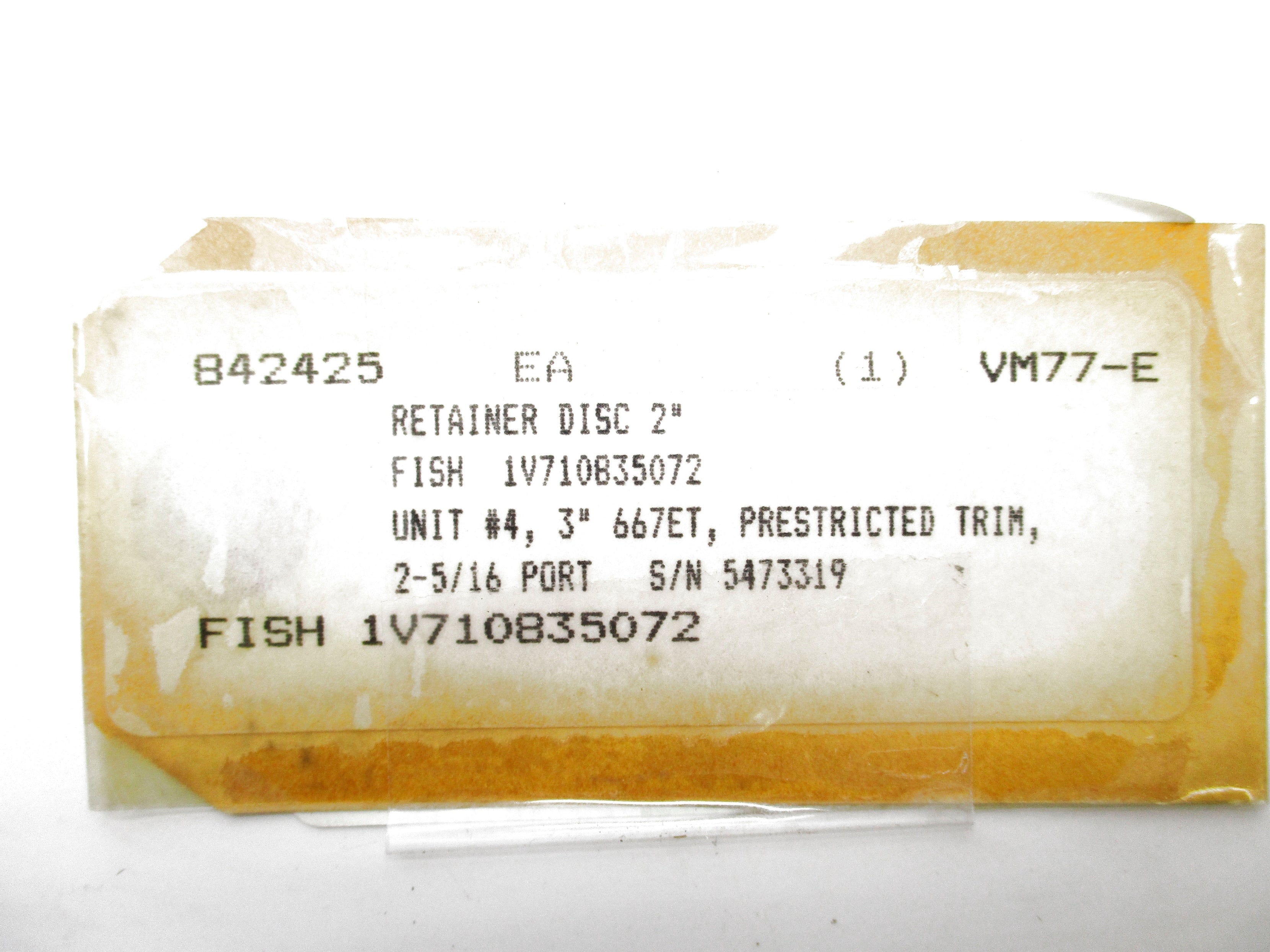 INDUSTRIAL MRO 1V710835072 NSMP
