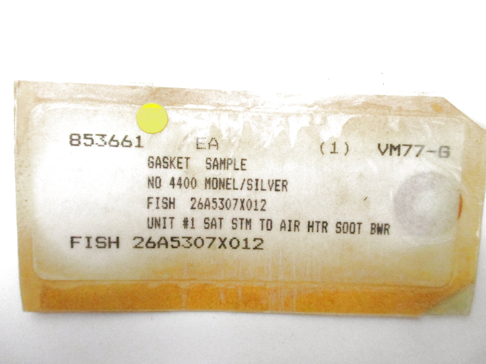 INDUSTRIAL MRO 26A5307X012 NSMP