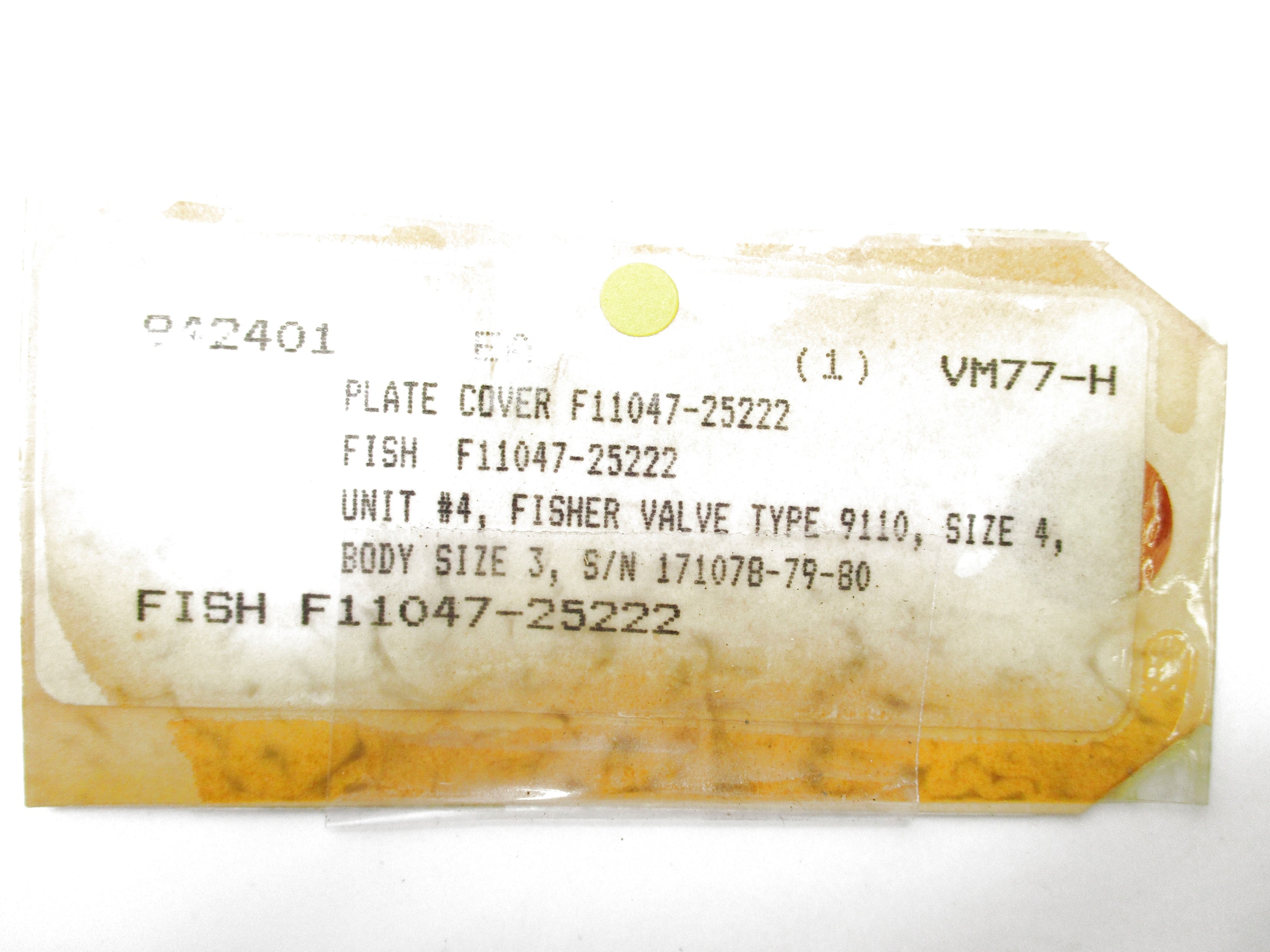 FISHER F11047-25222 NSNP