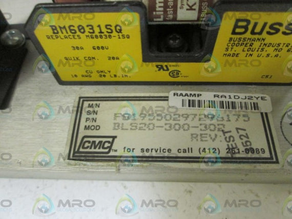 CMC CLEAVELAND MACHINE SERVO SYSTEM BLS20-300-302 (AS PICTURED)  UNMP