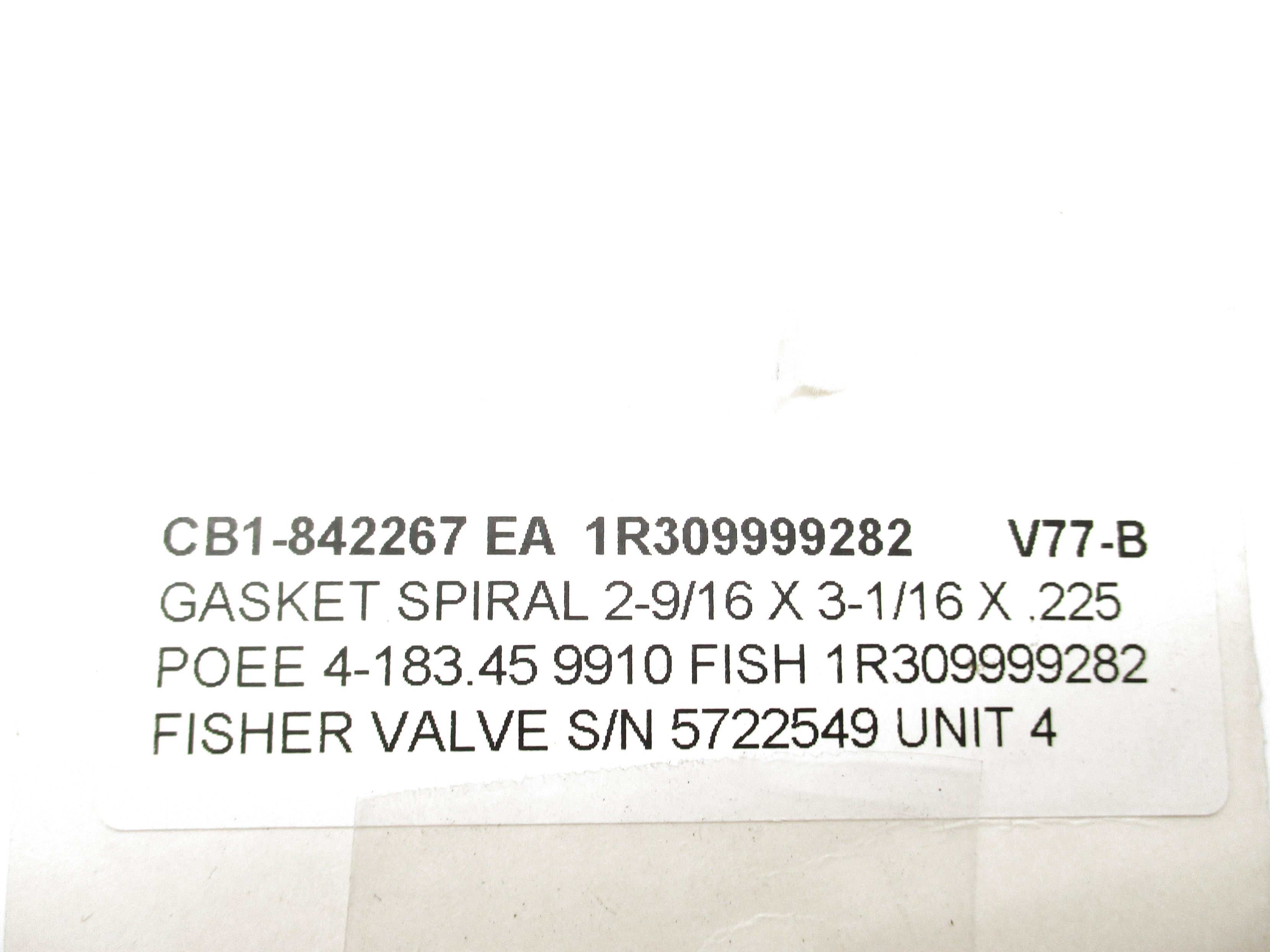 FISHER 1R309999282 NSNP