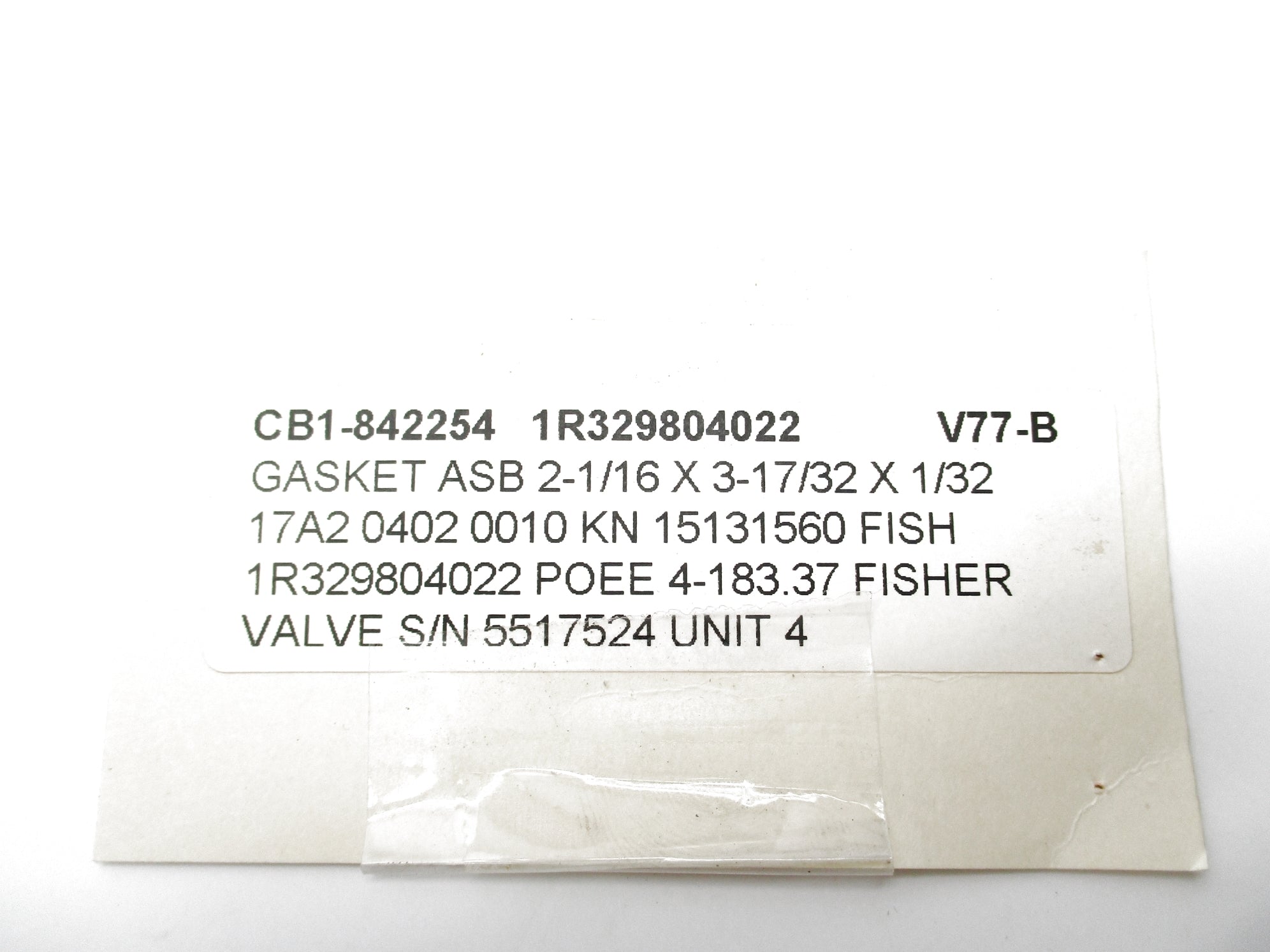 FISHER 1R329804022 NSNP