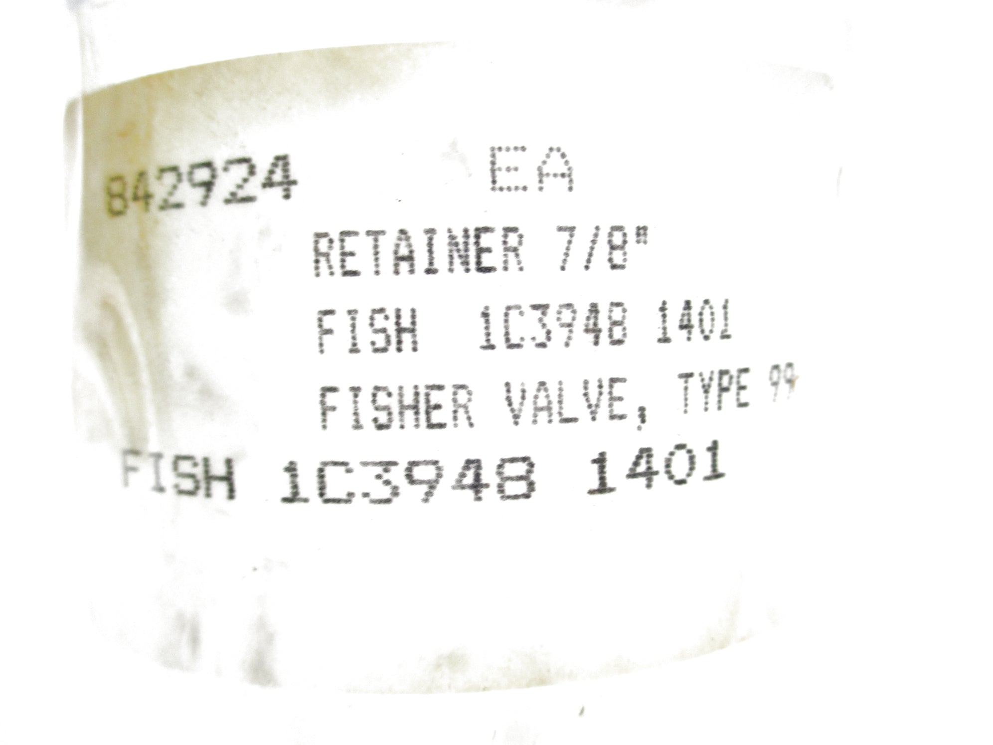 FISHER 1C39481401 NSNP