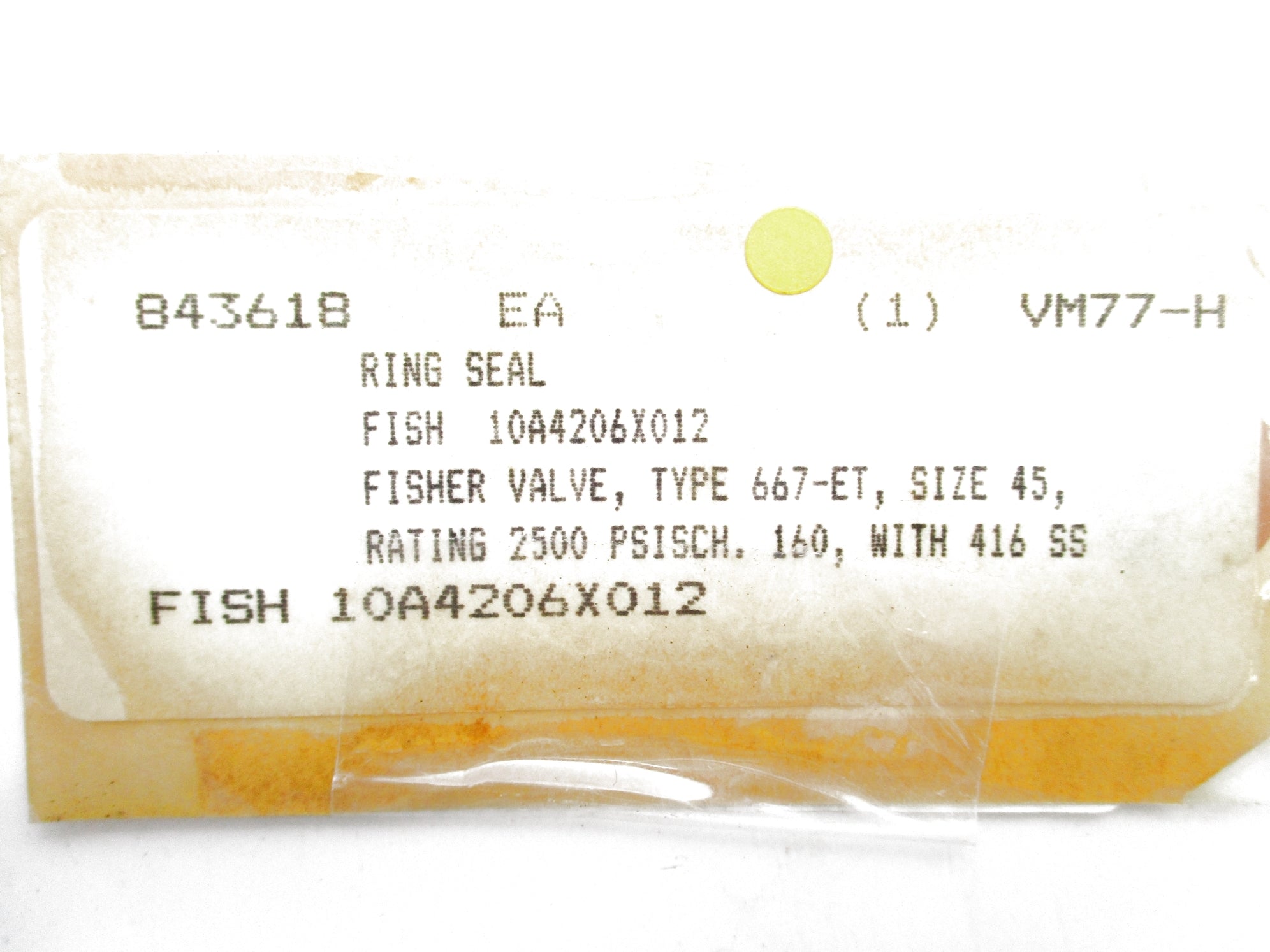 FISHER 10A4206X012 NSNP