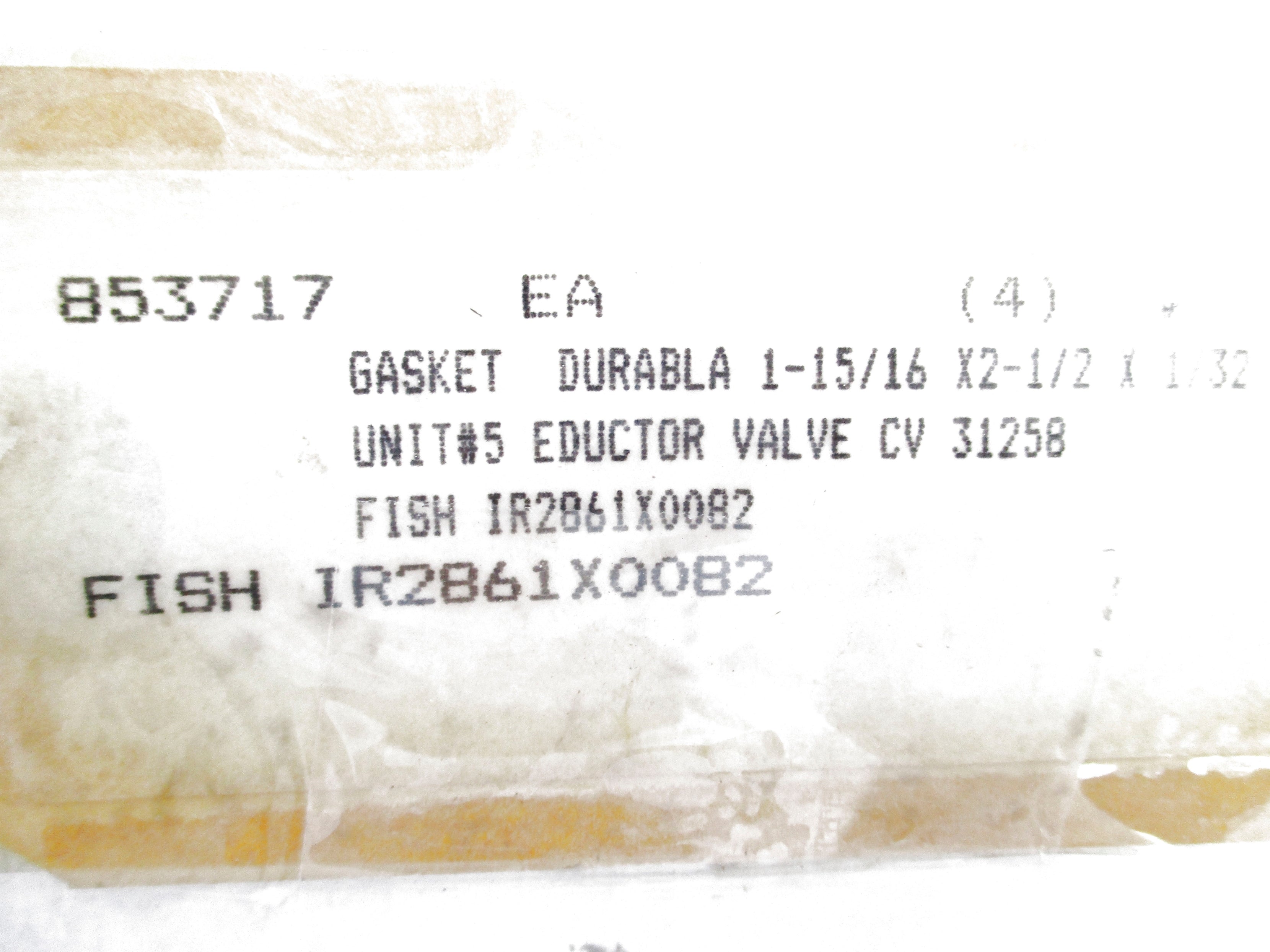 INDUSTRIAL MRO IR2861X0082 NSNP