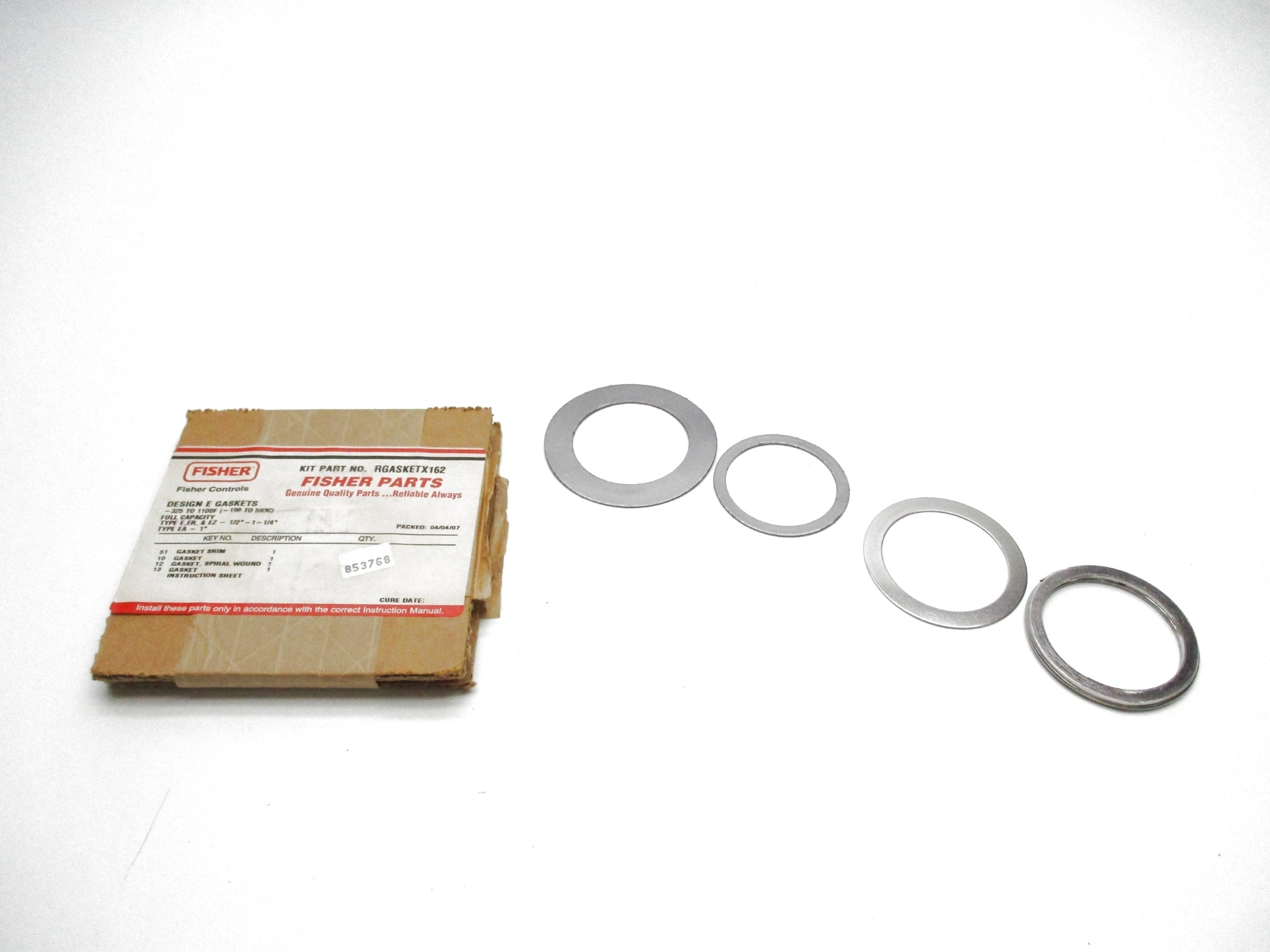 FISHER RGASKETX162 NSMP