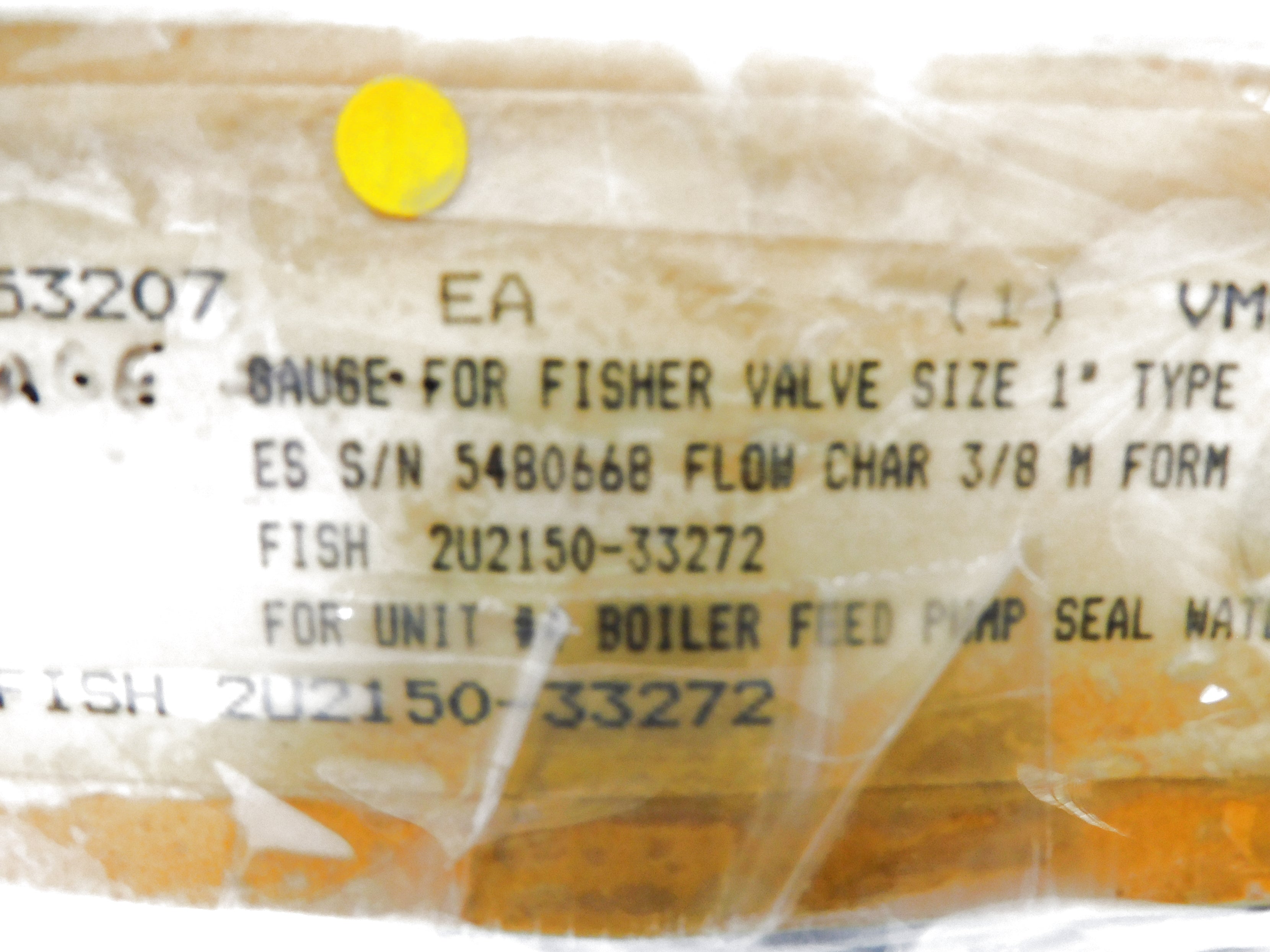 FISHER 2U215033272 (AS PICTURED) NSNP