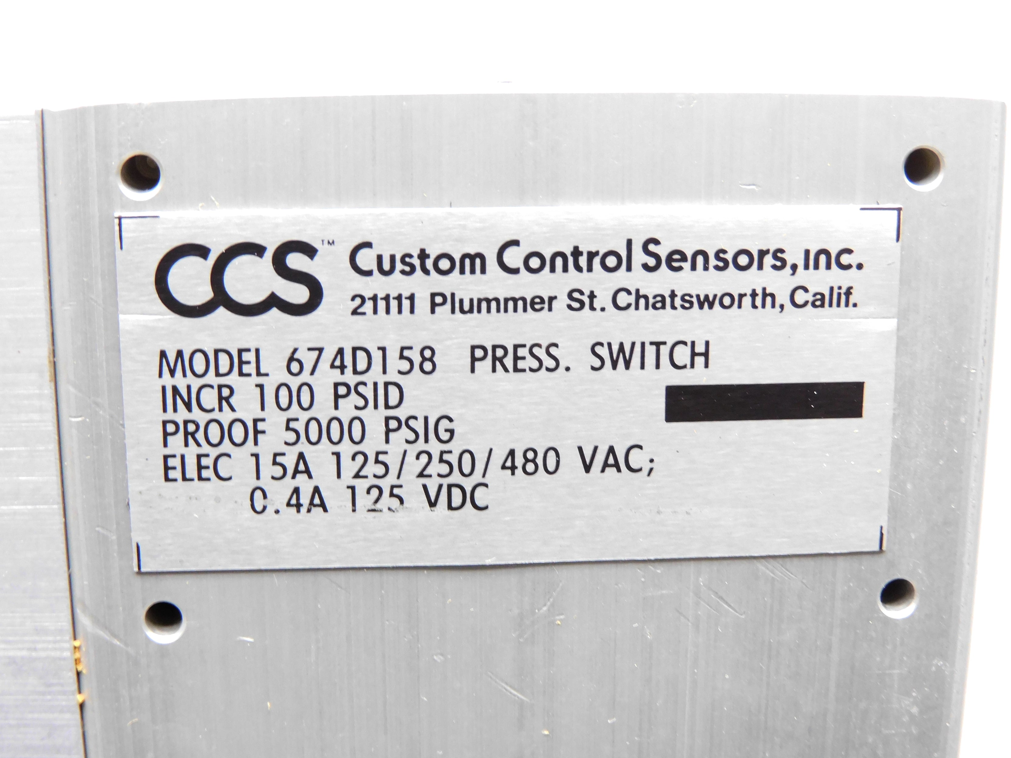 CCS 674D158 NSMP