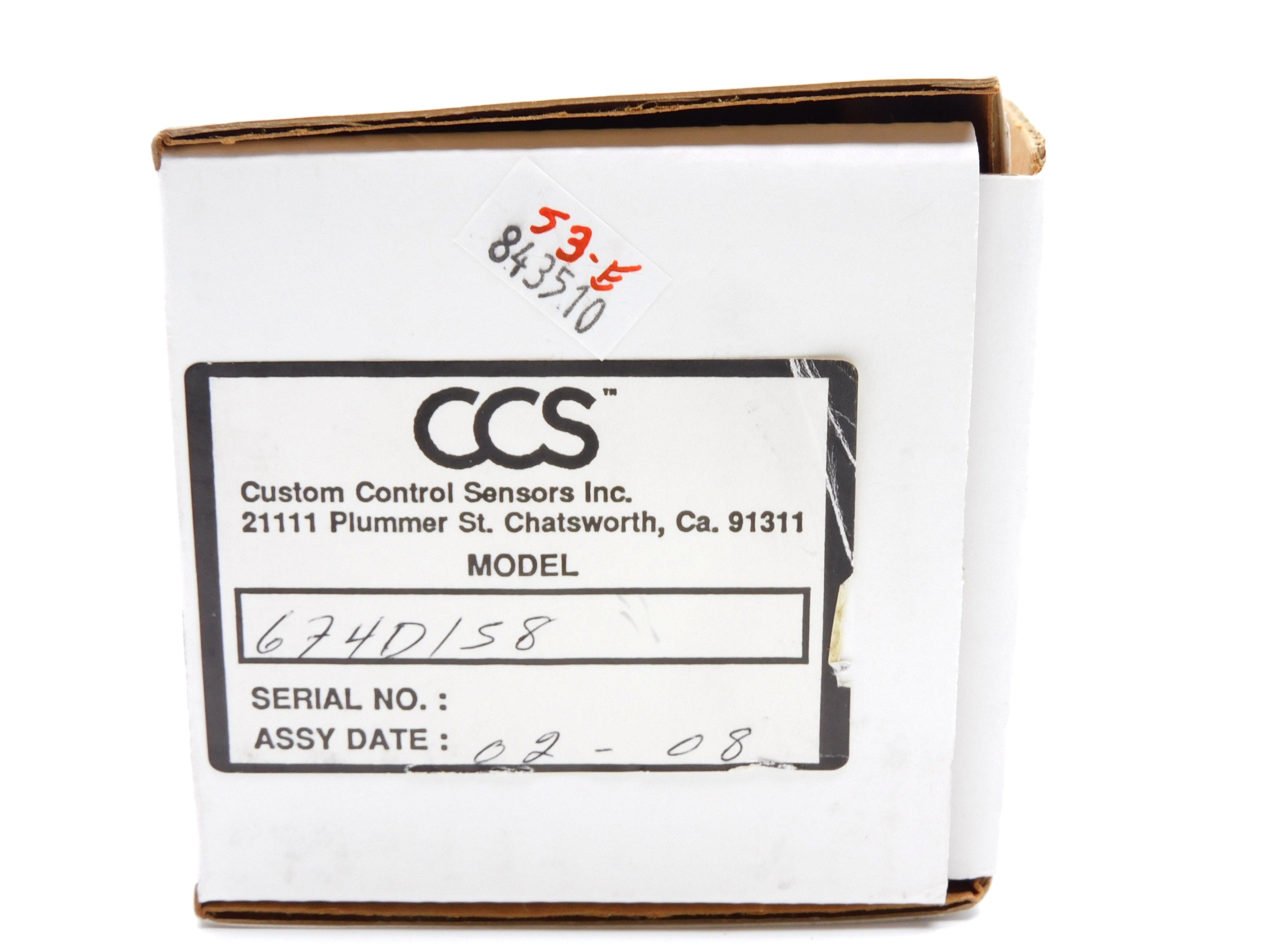 CCS 674D158 NSMP