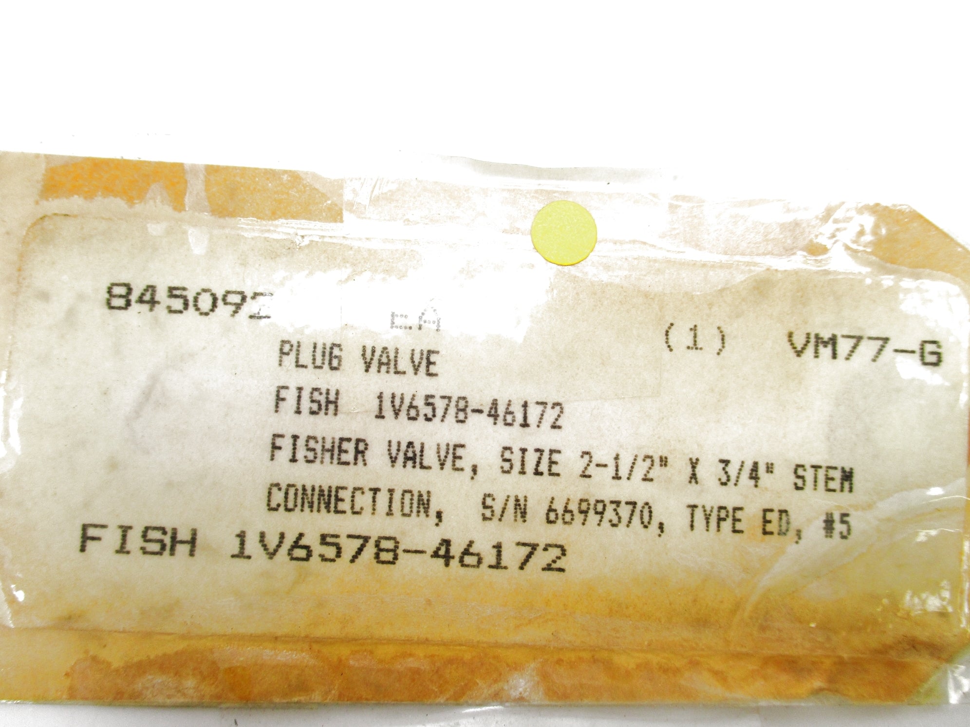 FISHER 1V657846172 NSNP