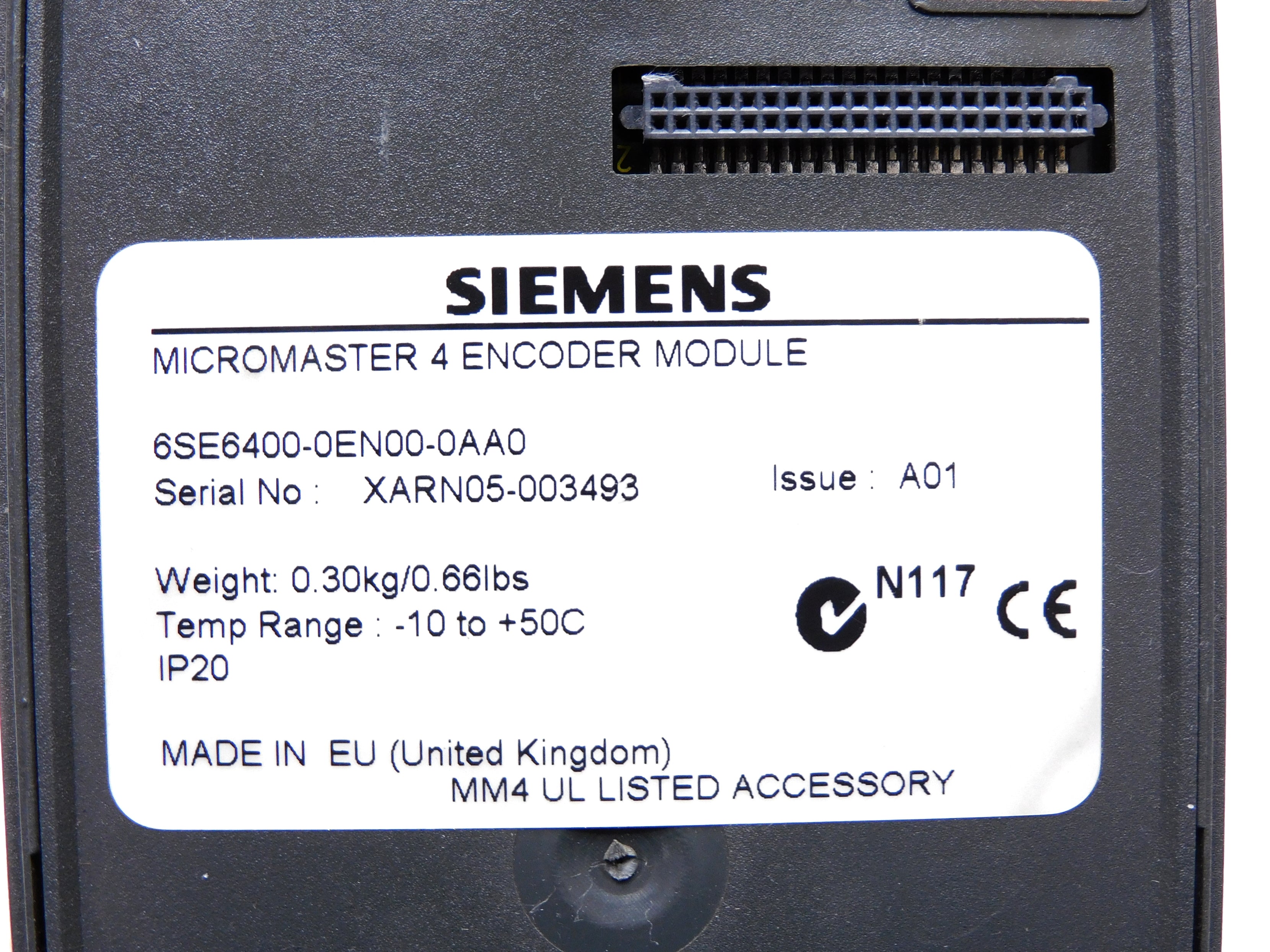 SIEMENS 6SE6400-0EN00-0AA0 UNMP