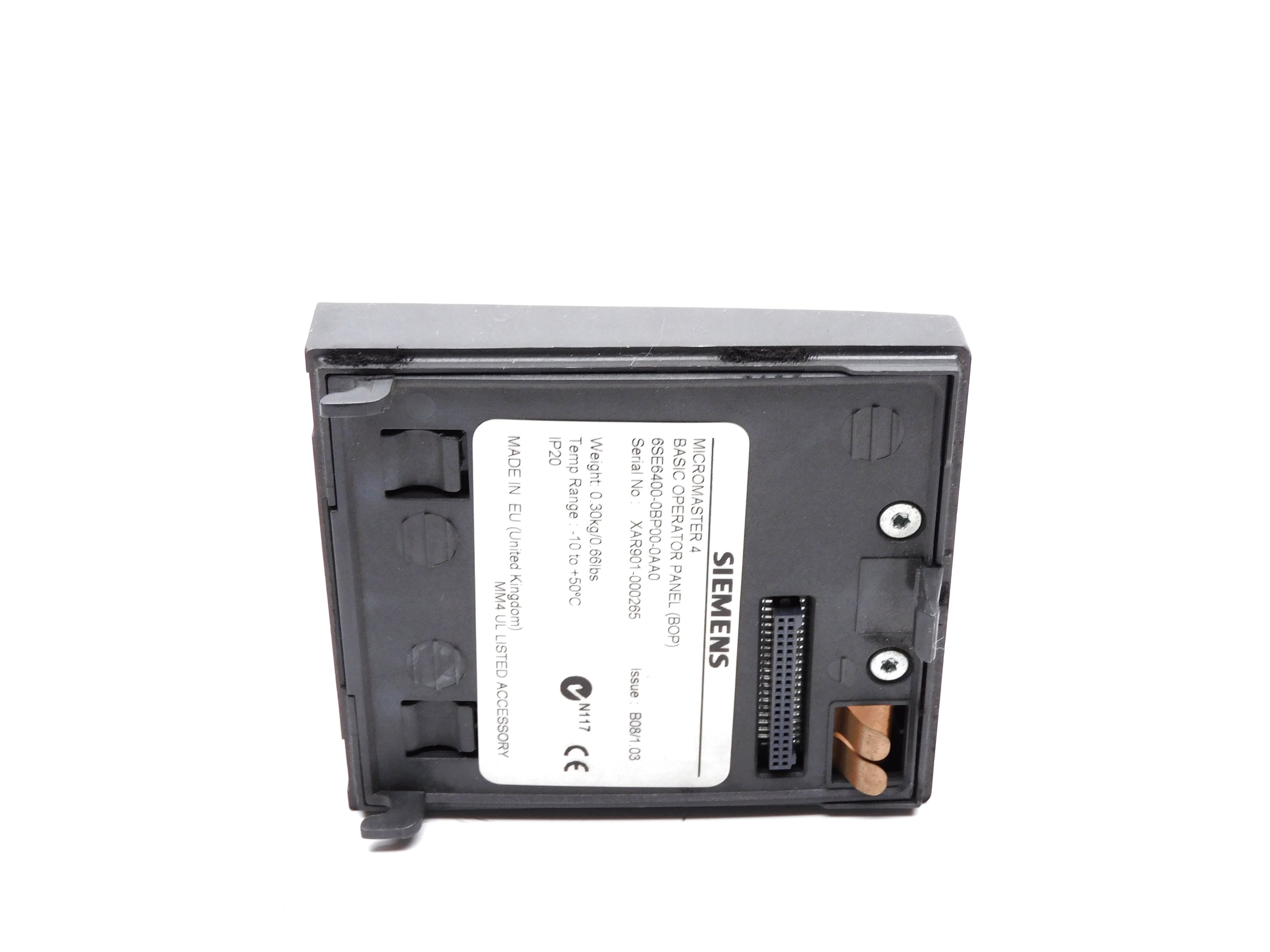SIEMENS 6SE6400-0BP00-0AA0 UNMP