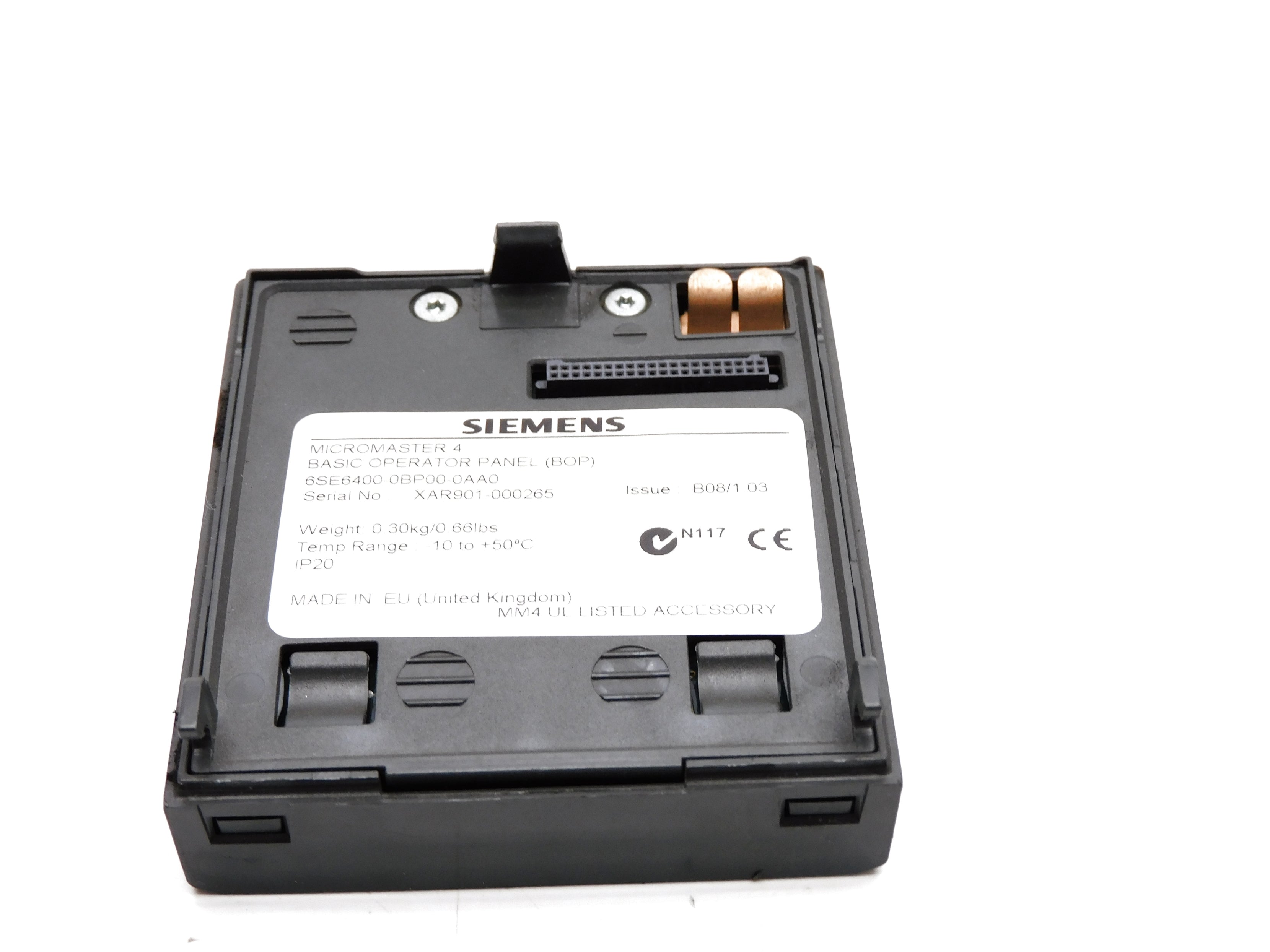 SIEMENS 6SE6400-0BP00-0AA0 UNMP