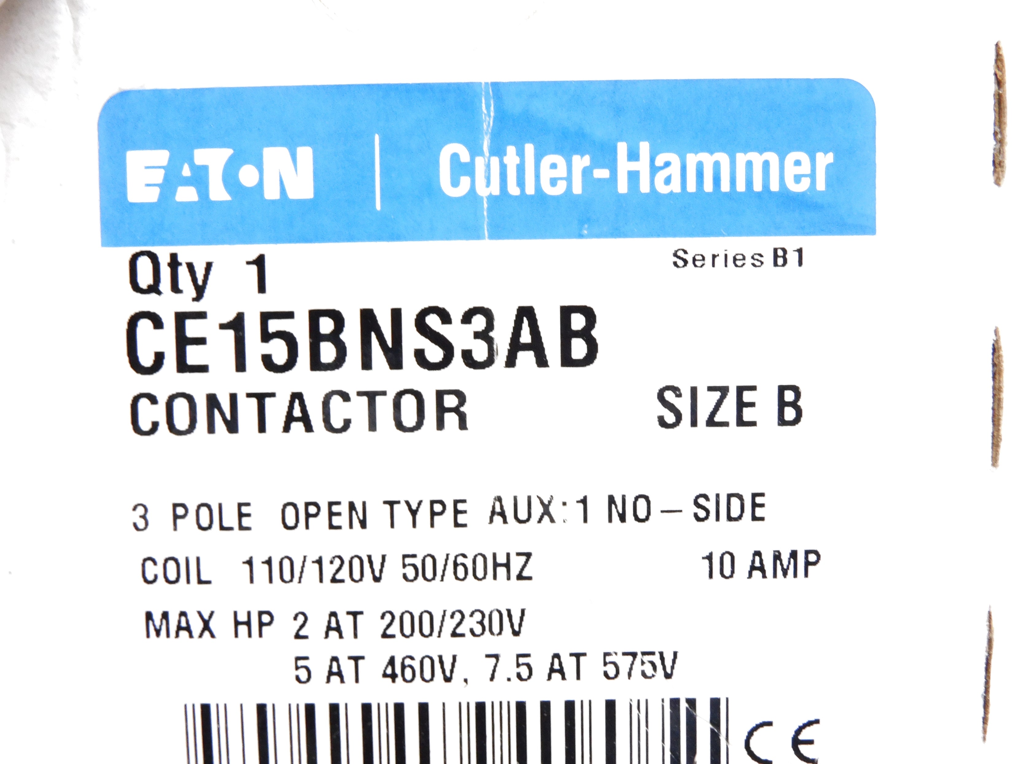 EATON CE15BNS3AB SER. B1 110/120V NSMP