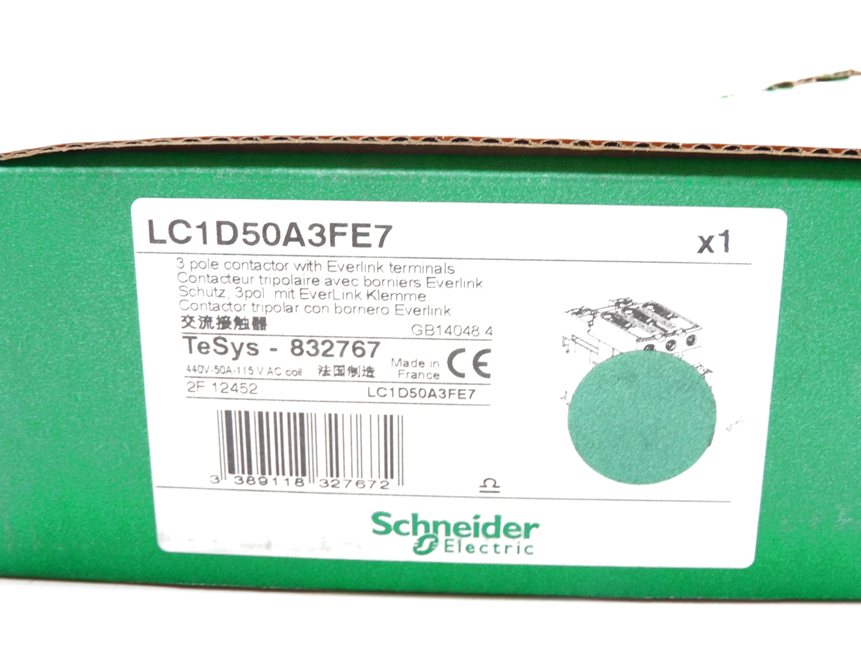 SCHNEIDER LC1D50A3FE7 115V NSMP