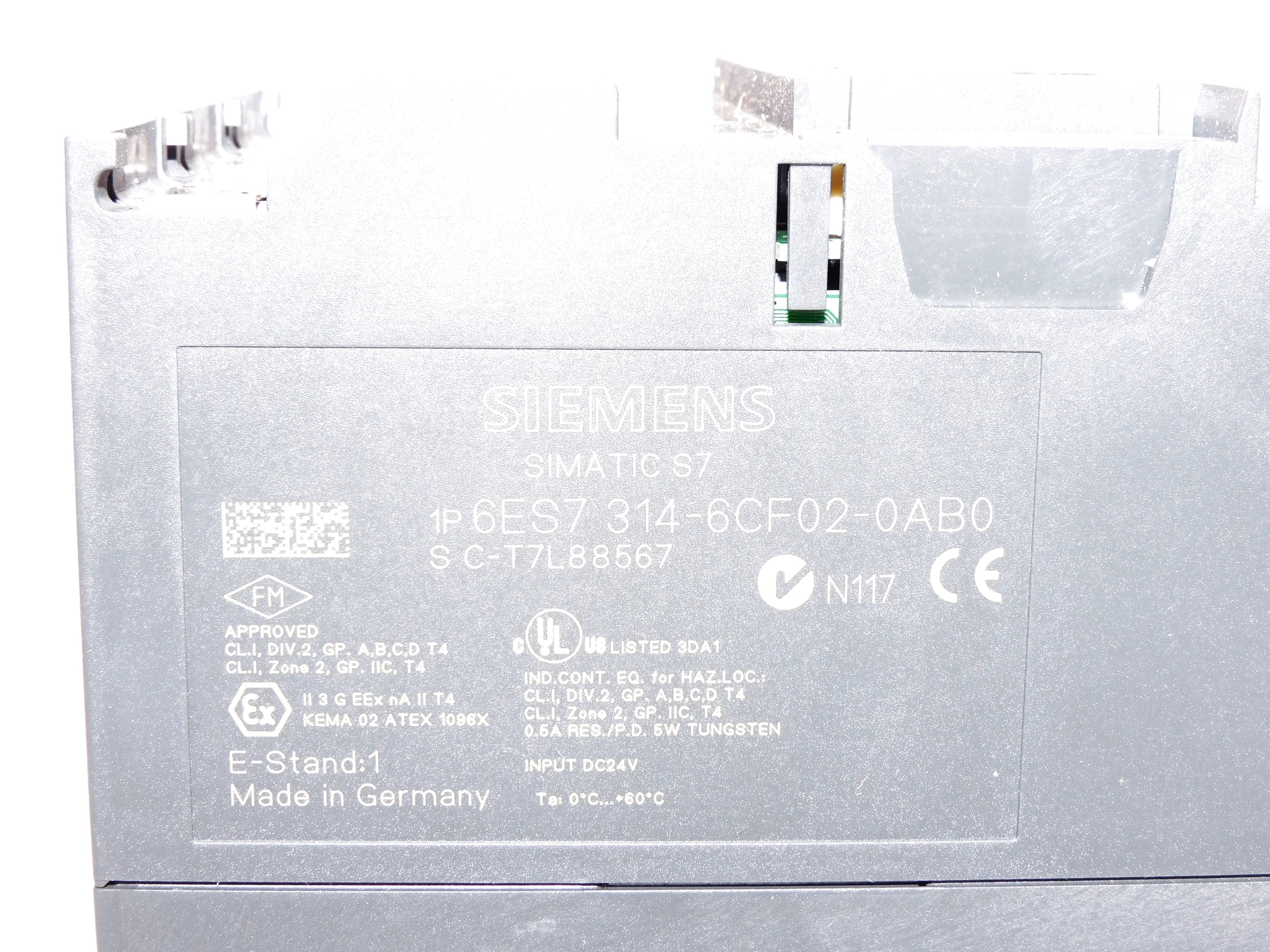SIEMENS 6ES7314-6CF02-0AB0 NSMP
