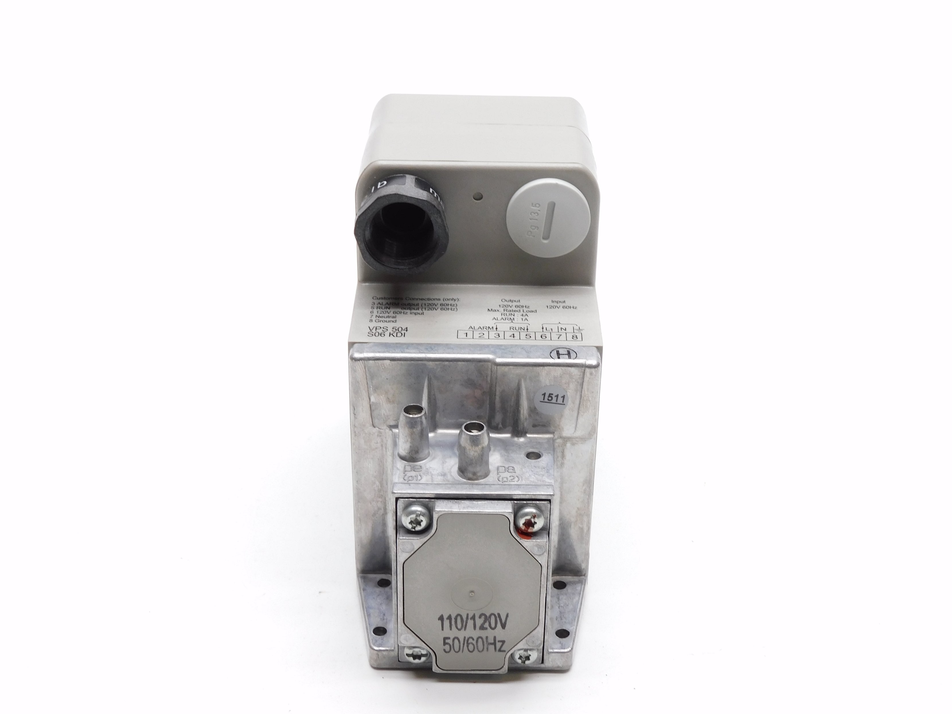DUNGS VPS504S06 221073 120V 4A 5'-140'F 7PSI NSMP