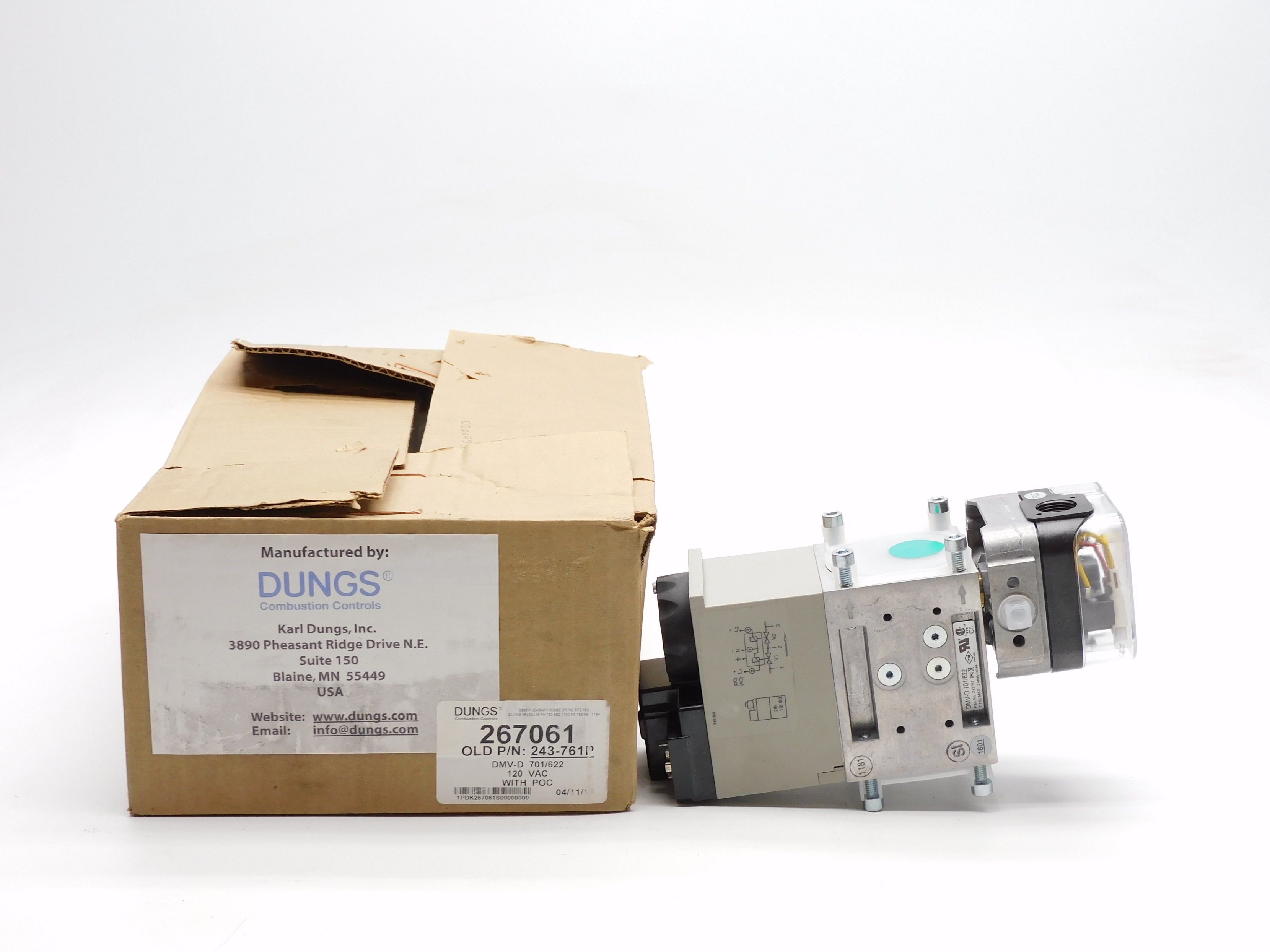 DUNGS DMV-D701/622 267061 120VAC NSMP