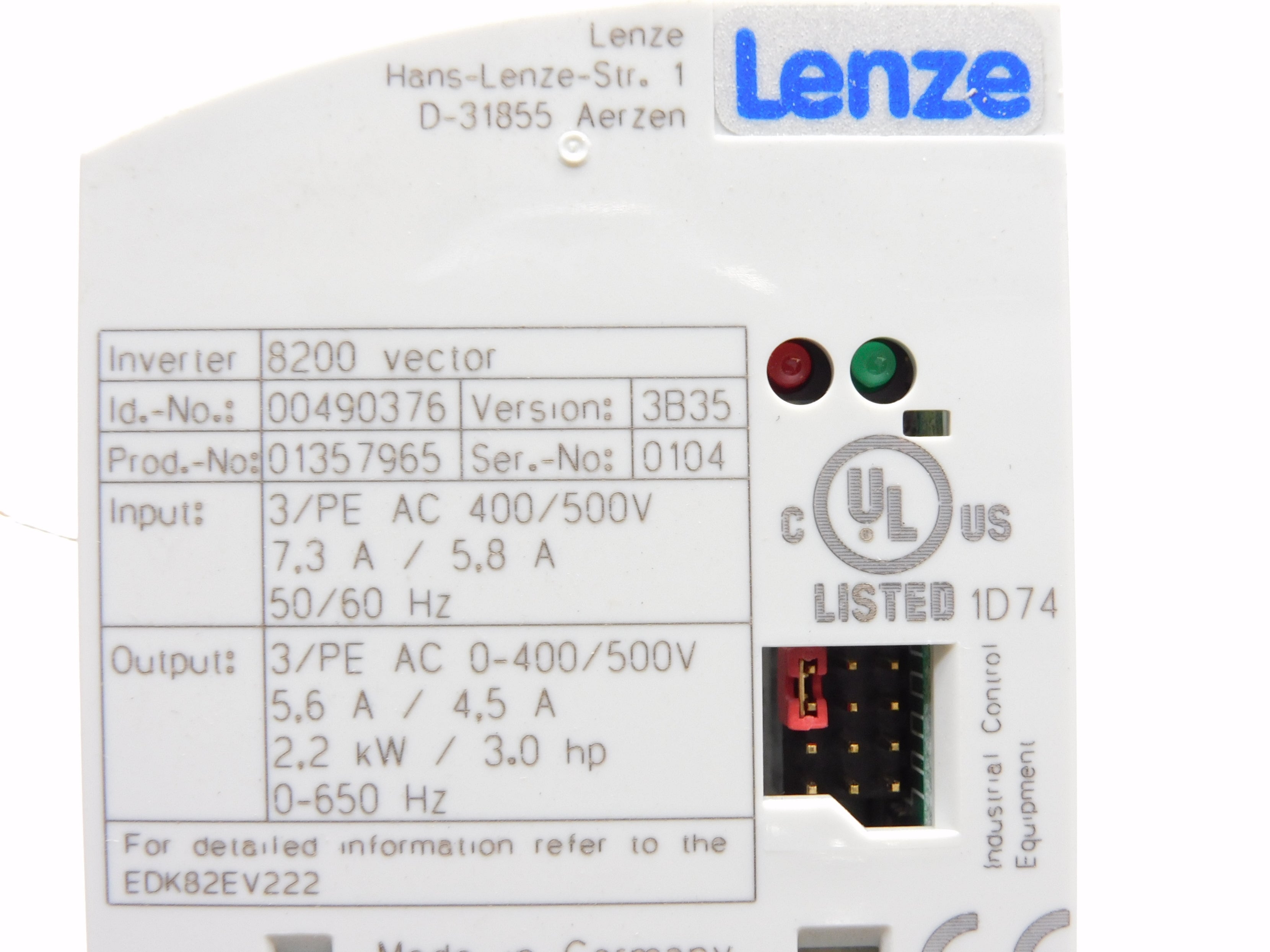 LENZE E82EV222K4C NSMP