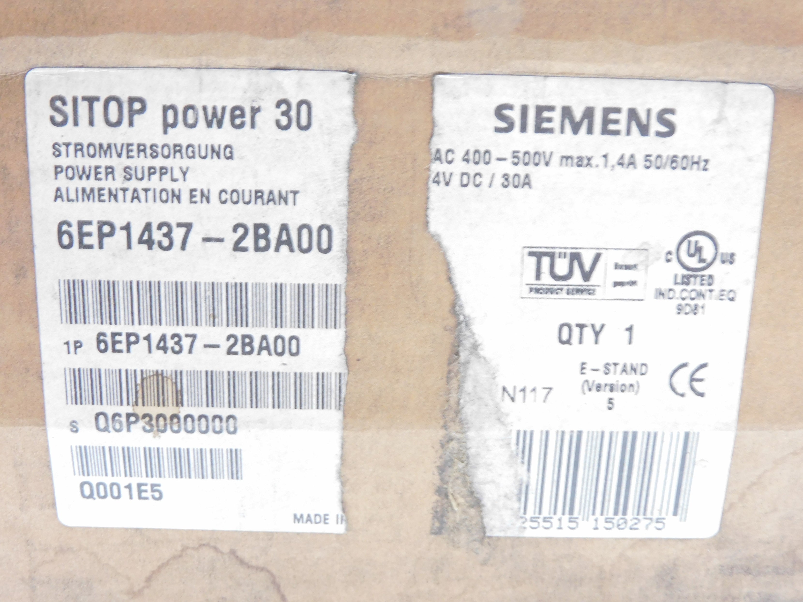 SIEMENS 6EP1437-2BA00 NSMP