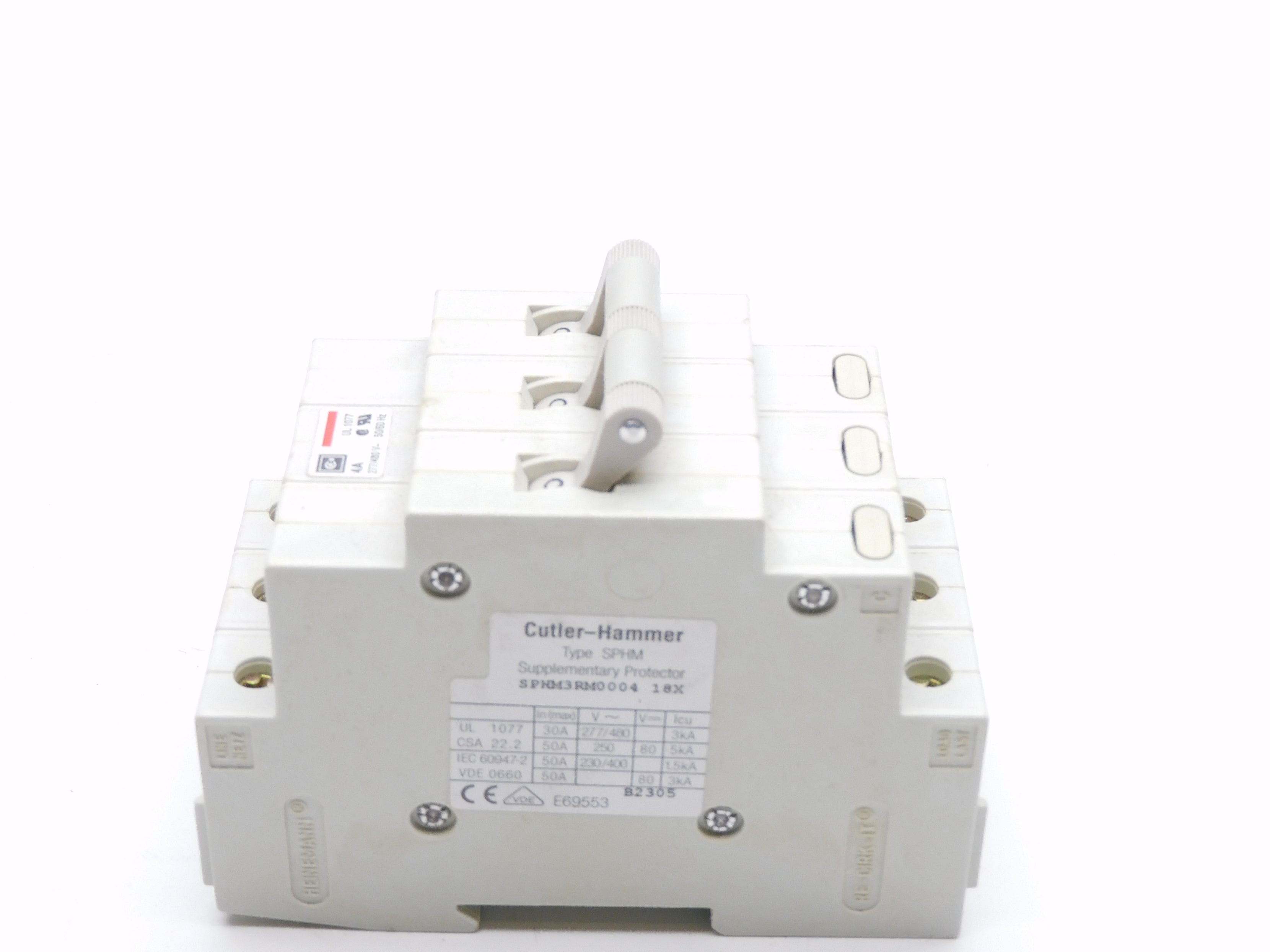 CUTLER HAMMER SPHM3RM0004 4A 277/480V NSMP