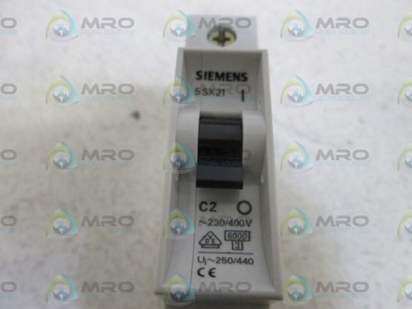 SIEMENS 5SX2102-7 CIRCUIT BREAKER 2A NSNP