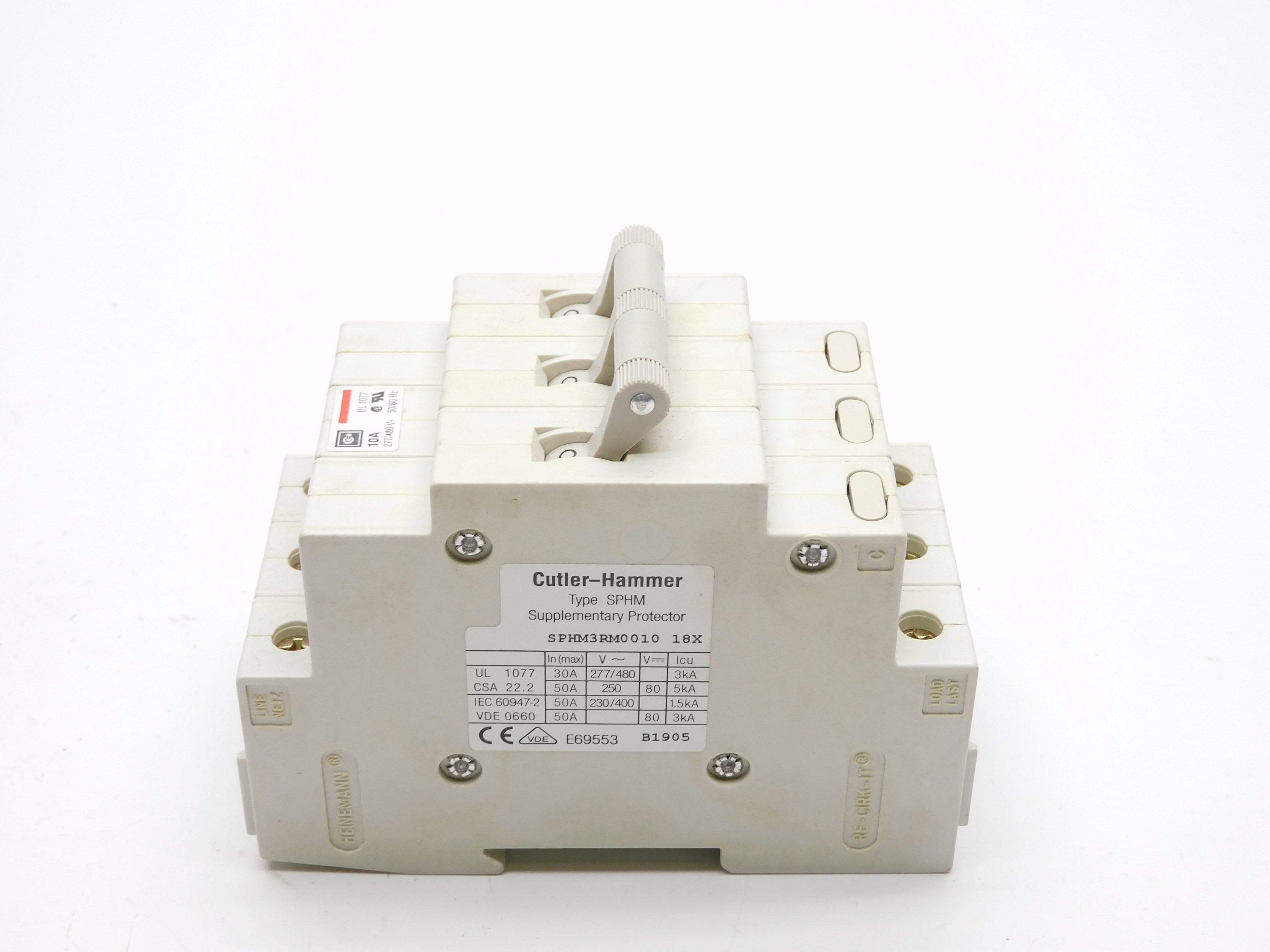 CUTLER HAMMER SPHM3RM0010 10A 277/480V NSMP