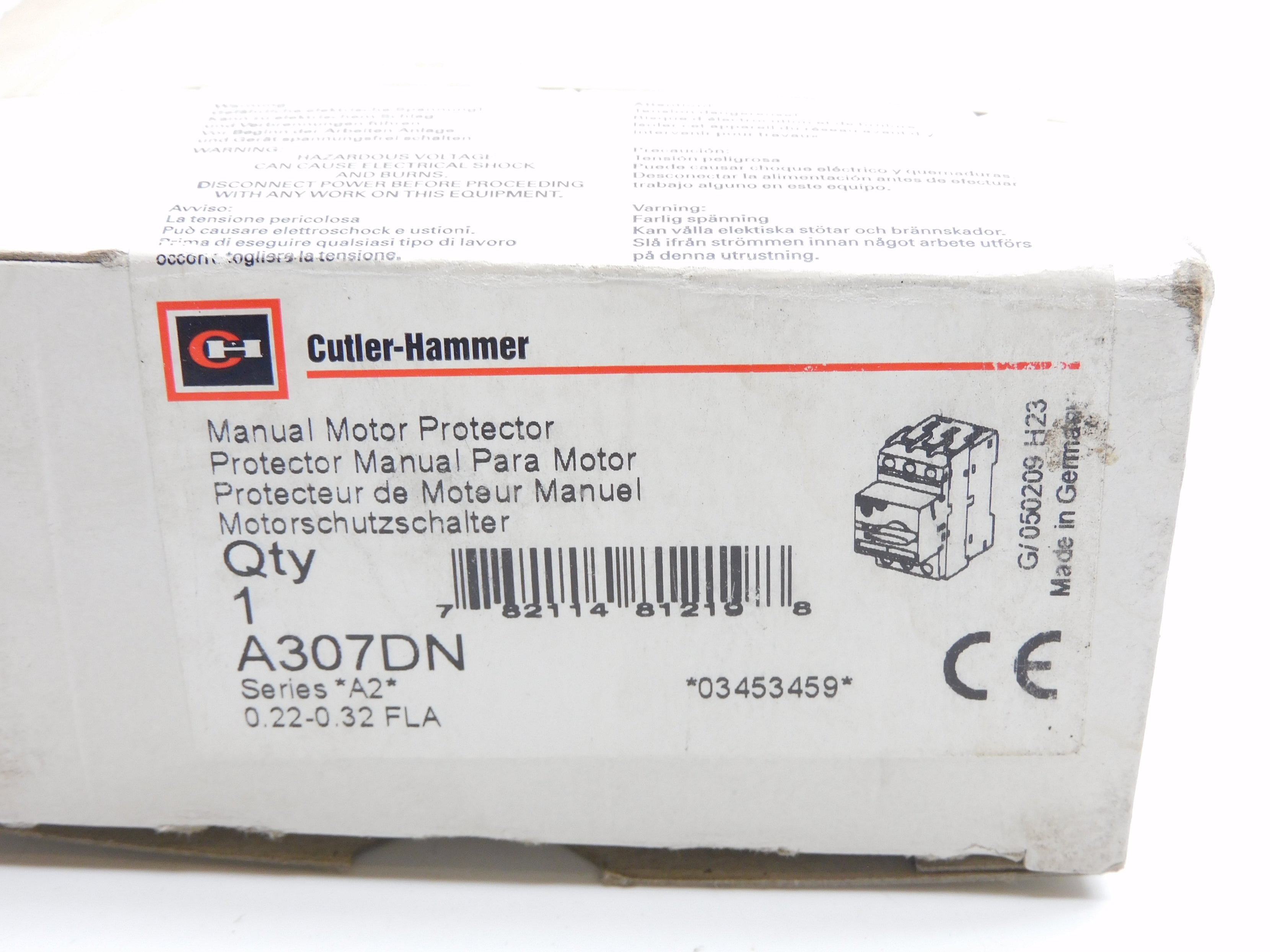 CUTLER HAMMER A307DN SER. A2 0.22-0.32A 690V NSMP