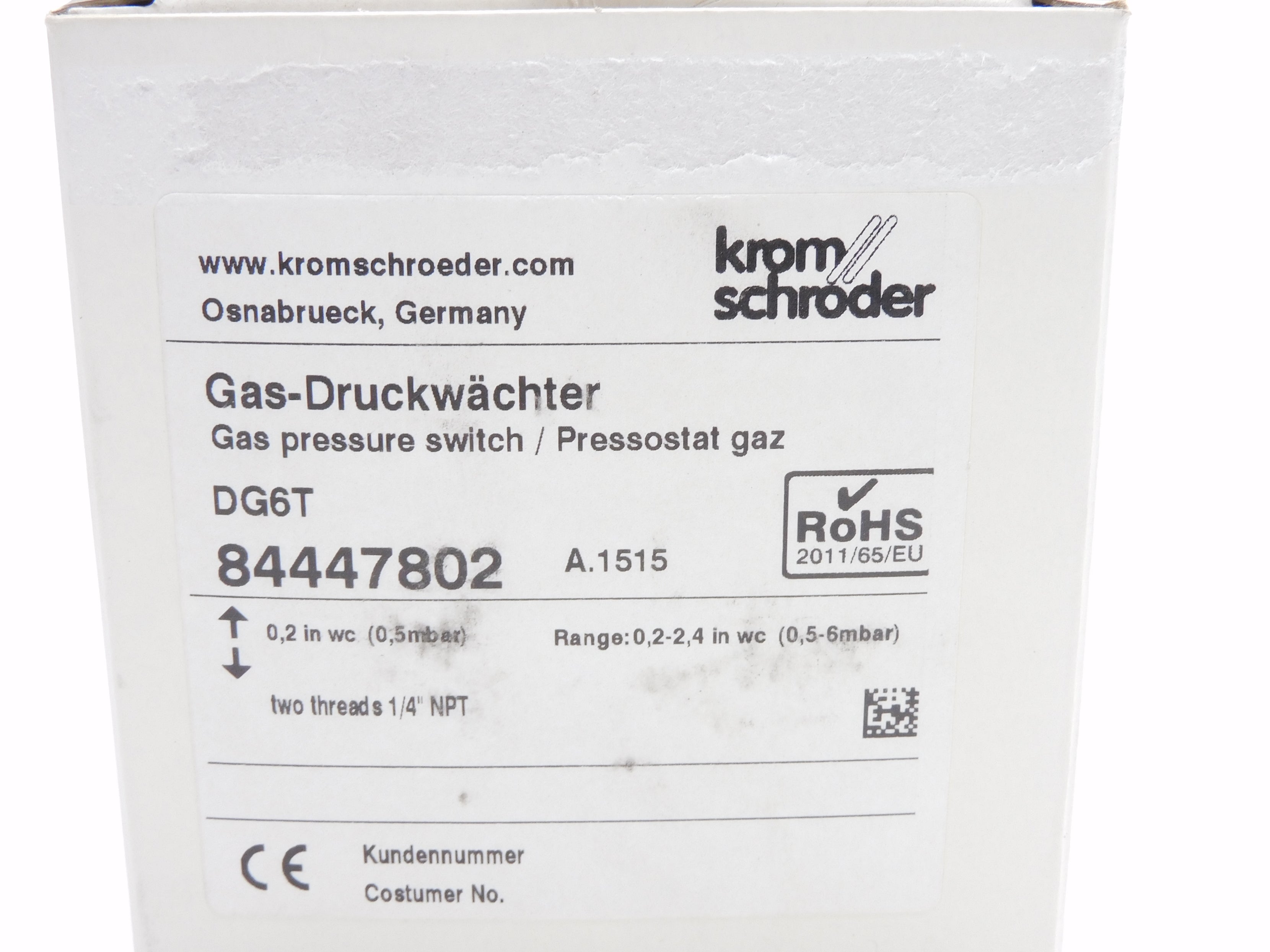 KROM SCHRODER DG6T 84447802 NSMP