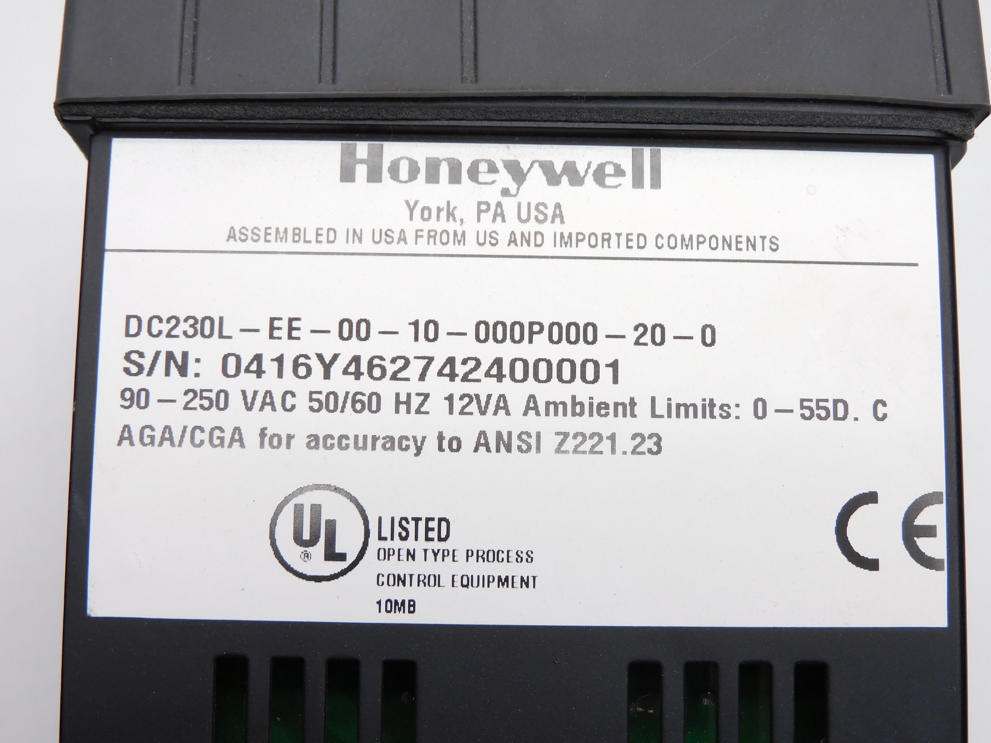 HONEYWELL DC230L-EE-00-10-000P000-20-0 NSNP
