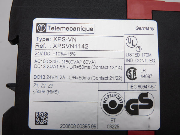 TELEMECANIQUE XPSVN1142 24VDC 1.5A NSMP