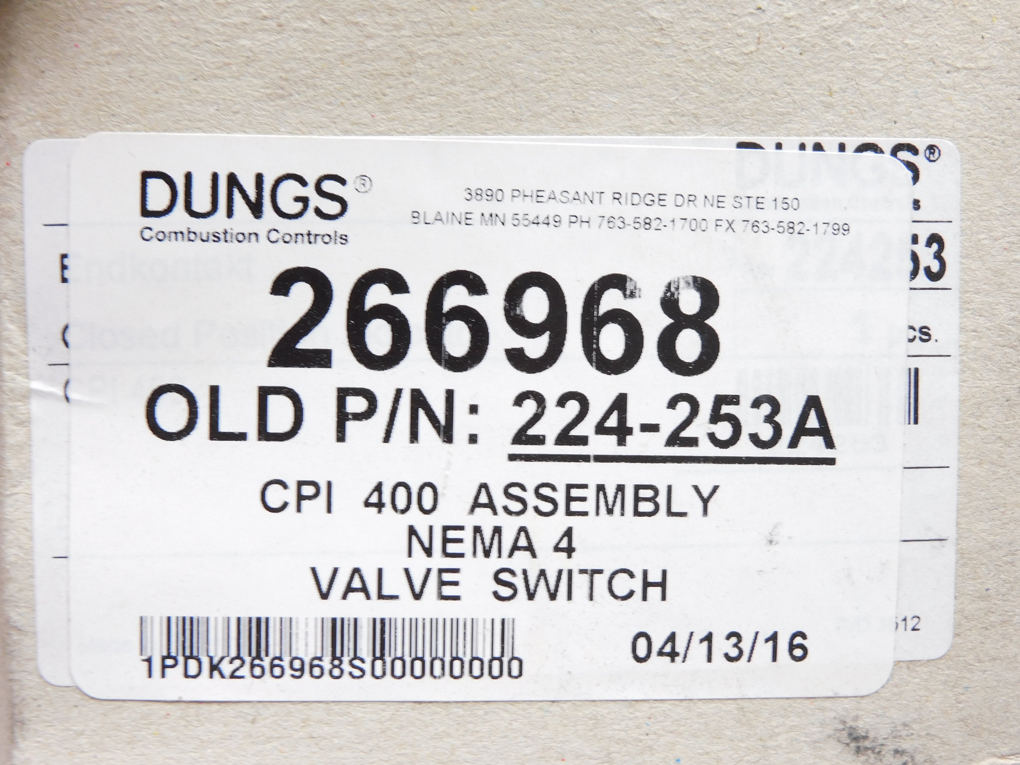 DUNGS 266968 CPI400 NSMP