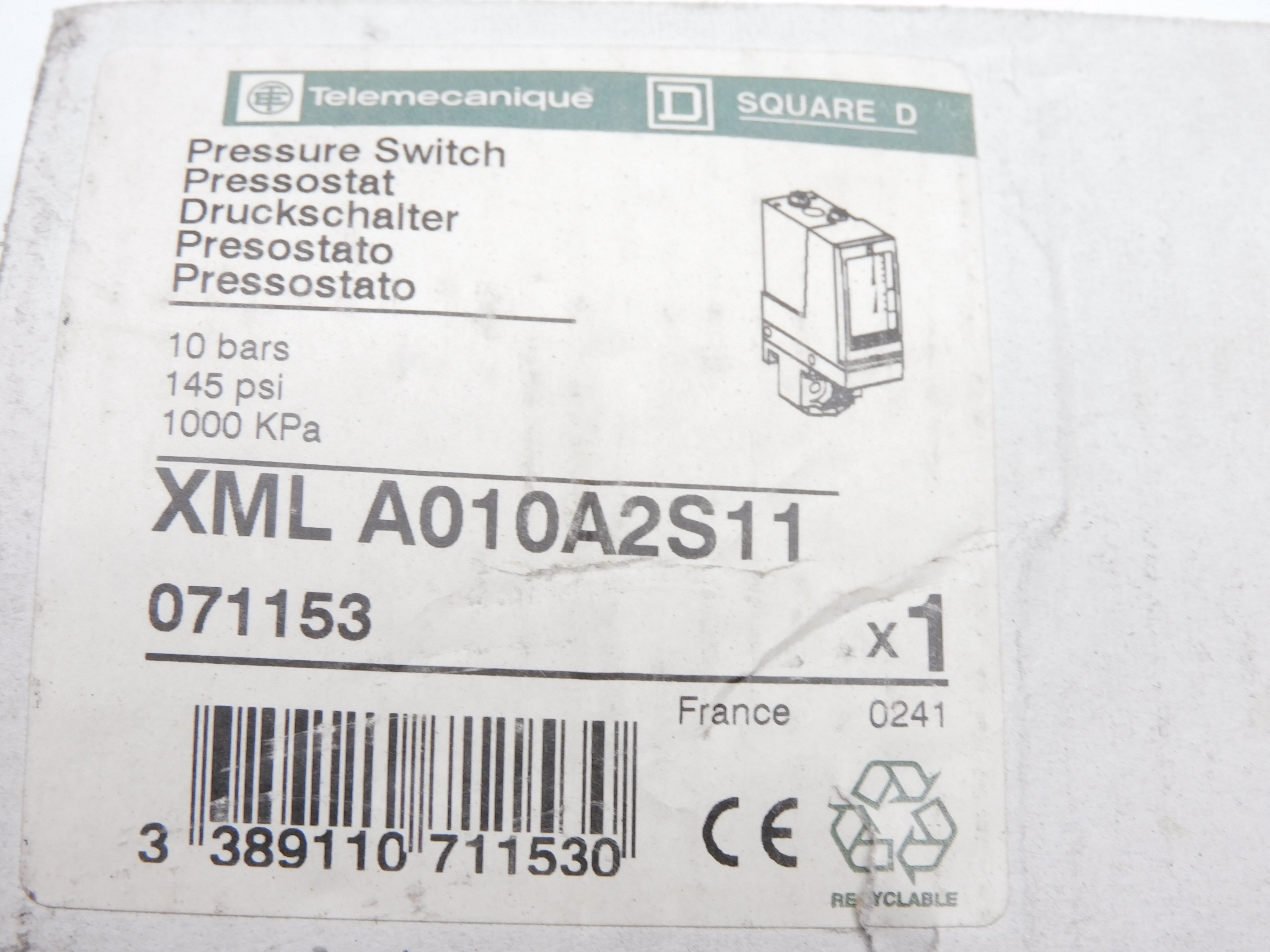 TELEMECANQIUE XMLA010A2S11 500V 1.5A NSMP