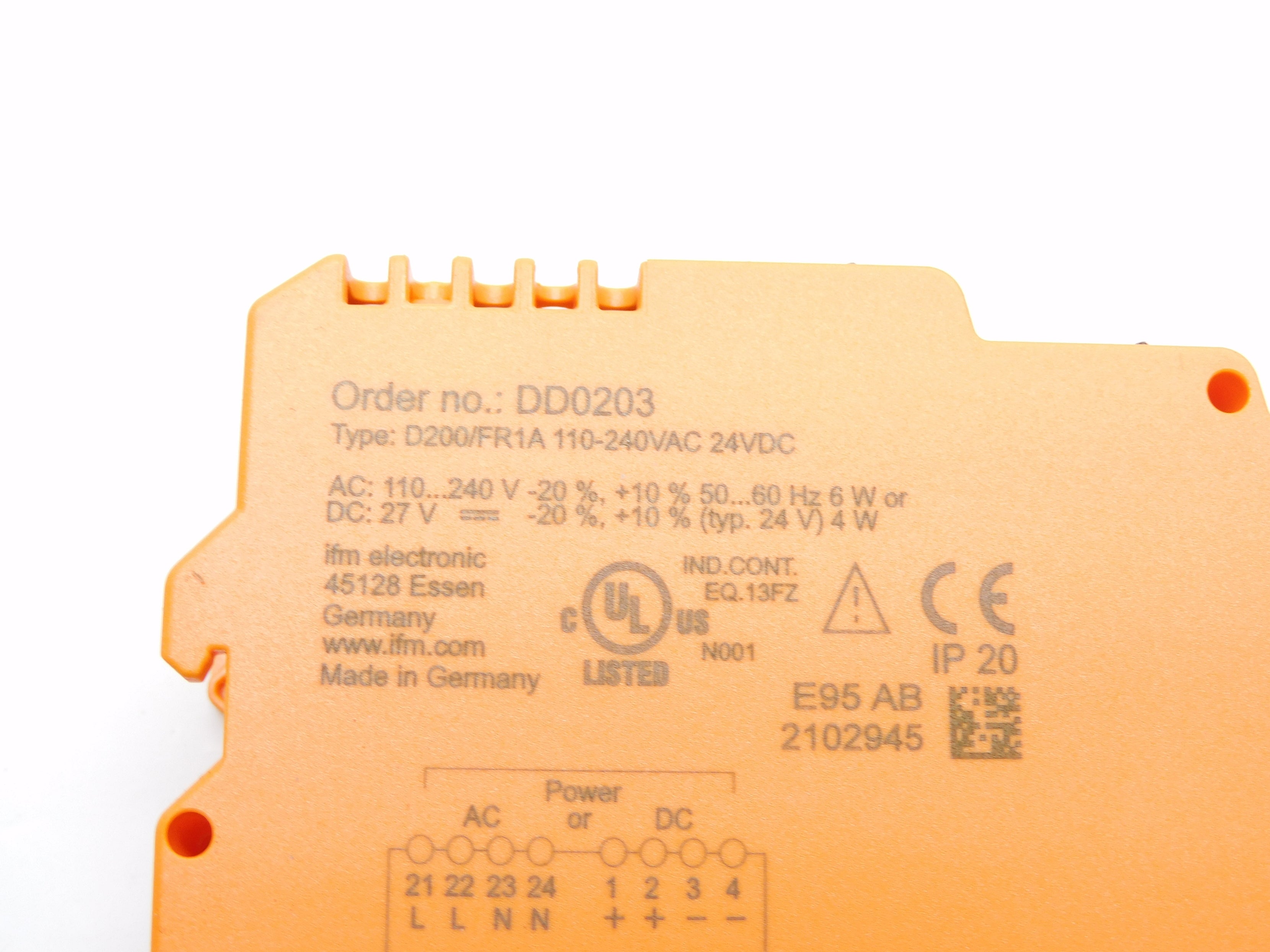 IFM EFECTOR DD0203 NSMP