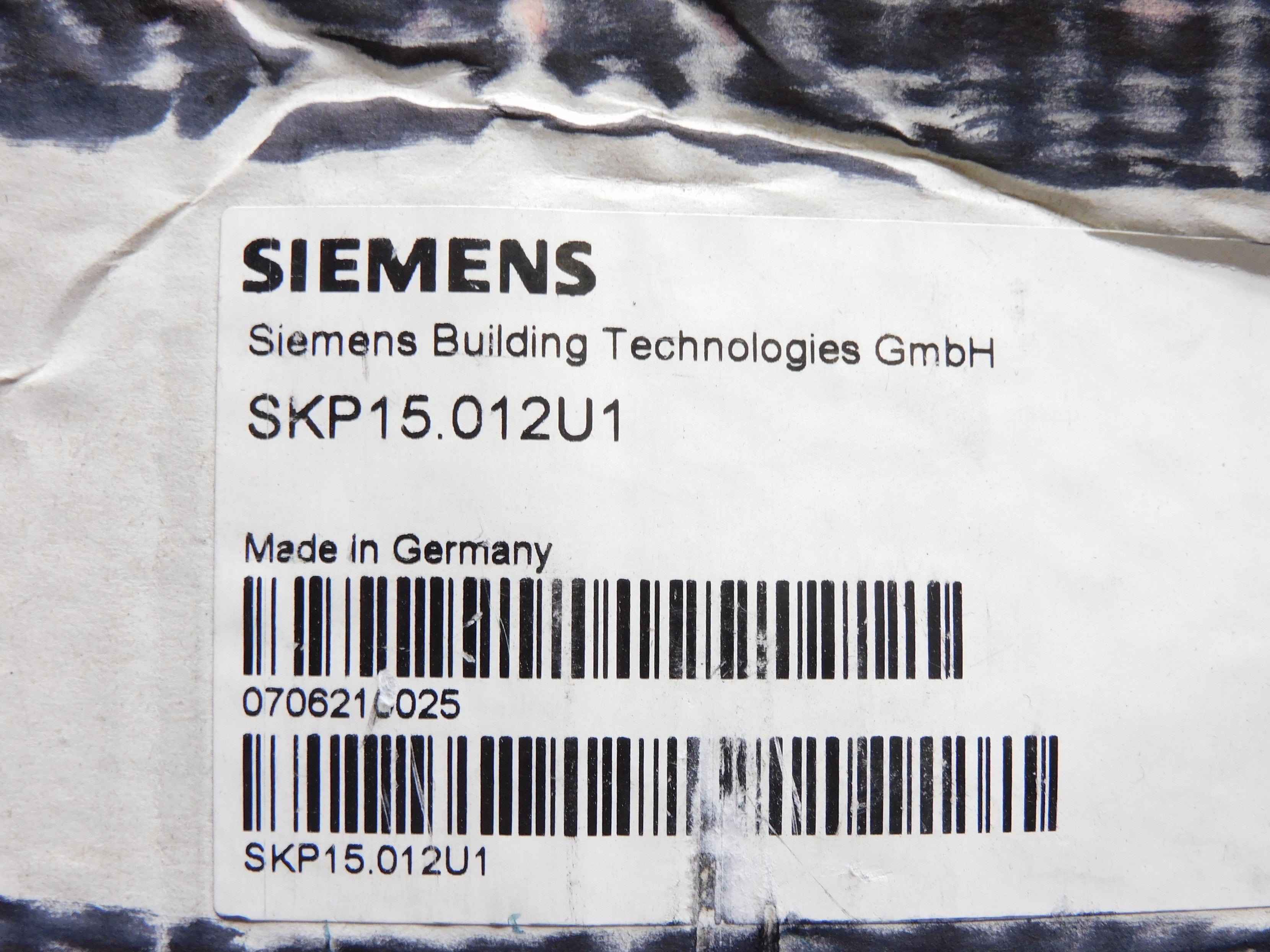 SIEMENS SKP15.012U1 120V NSMP