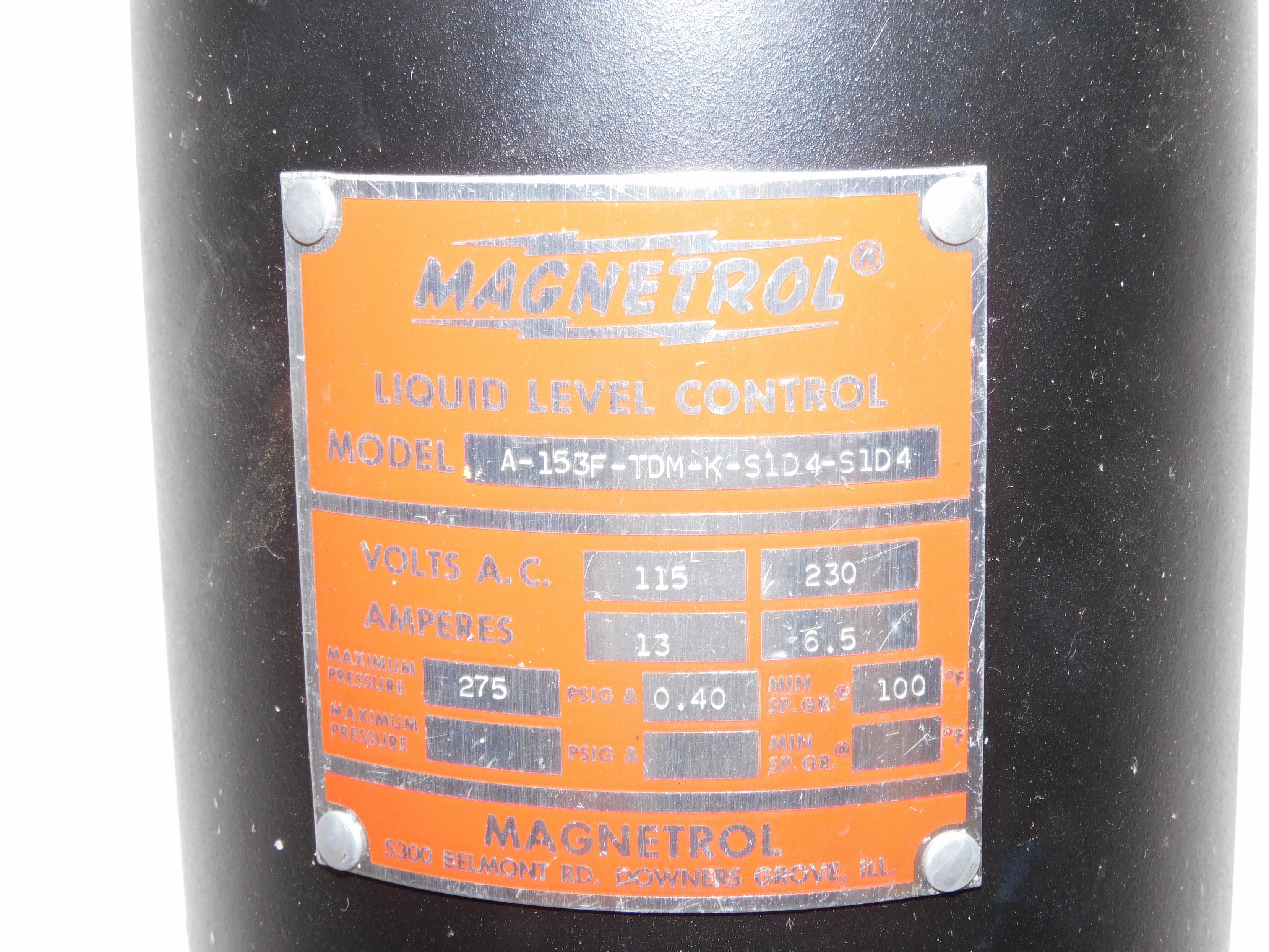 MAGNETROL A-153F-TDM-K-S1D4-S1D4 NSNP