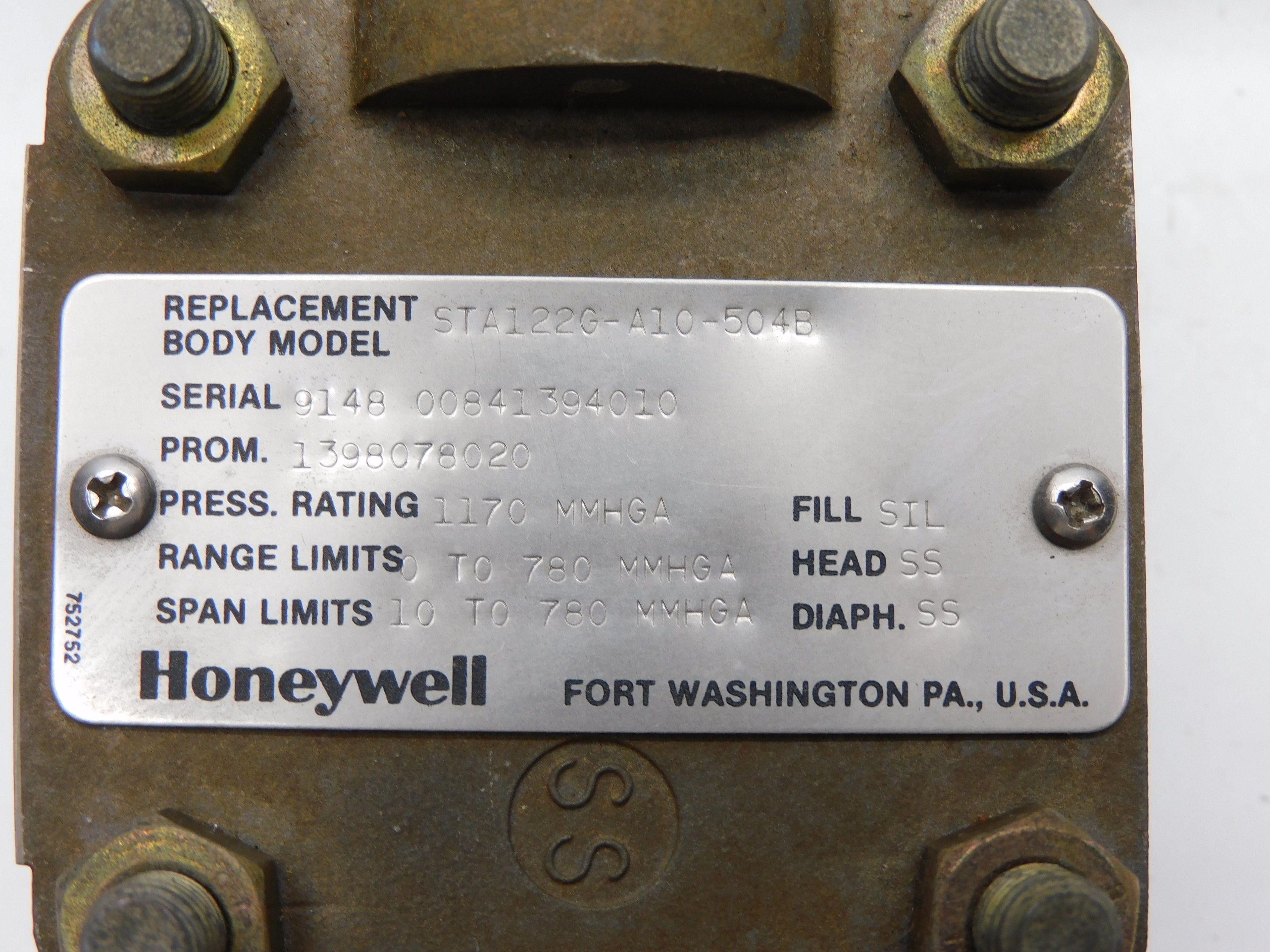 HONEYWELL STA122-E1G-00000-F1C3-514B UNMP
