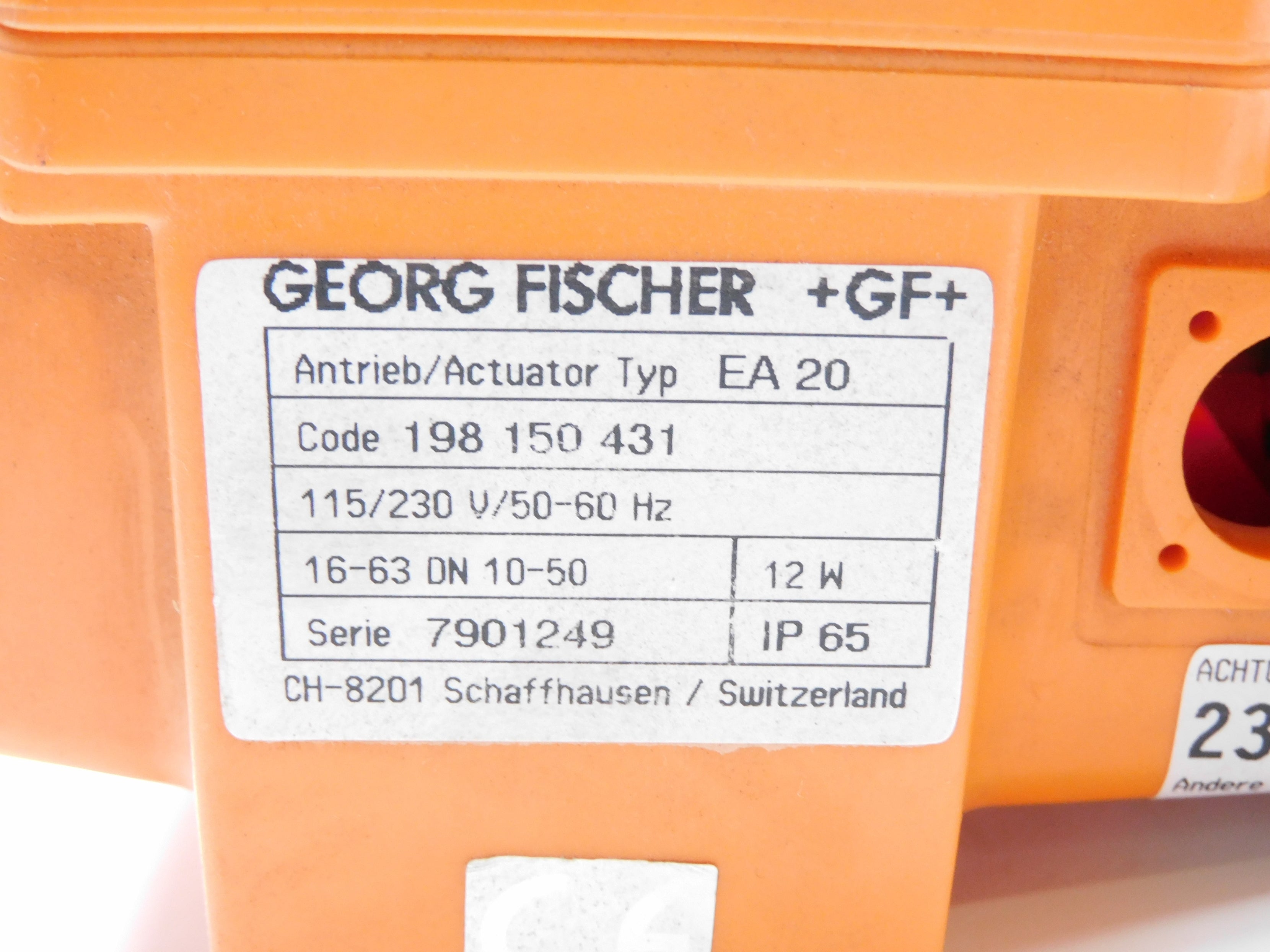 GEORGE FISCHER EA20 198150431 NSNP