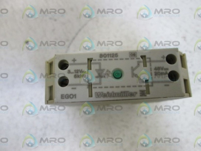 WEIDMULLER RELAY 801125 *NEW NO BOX *