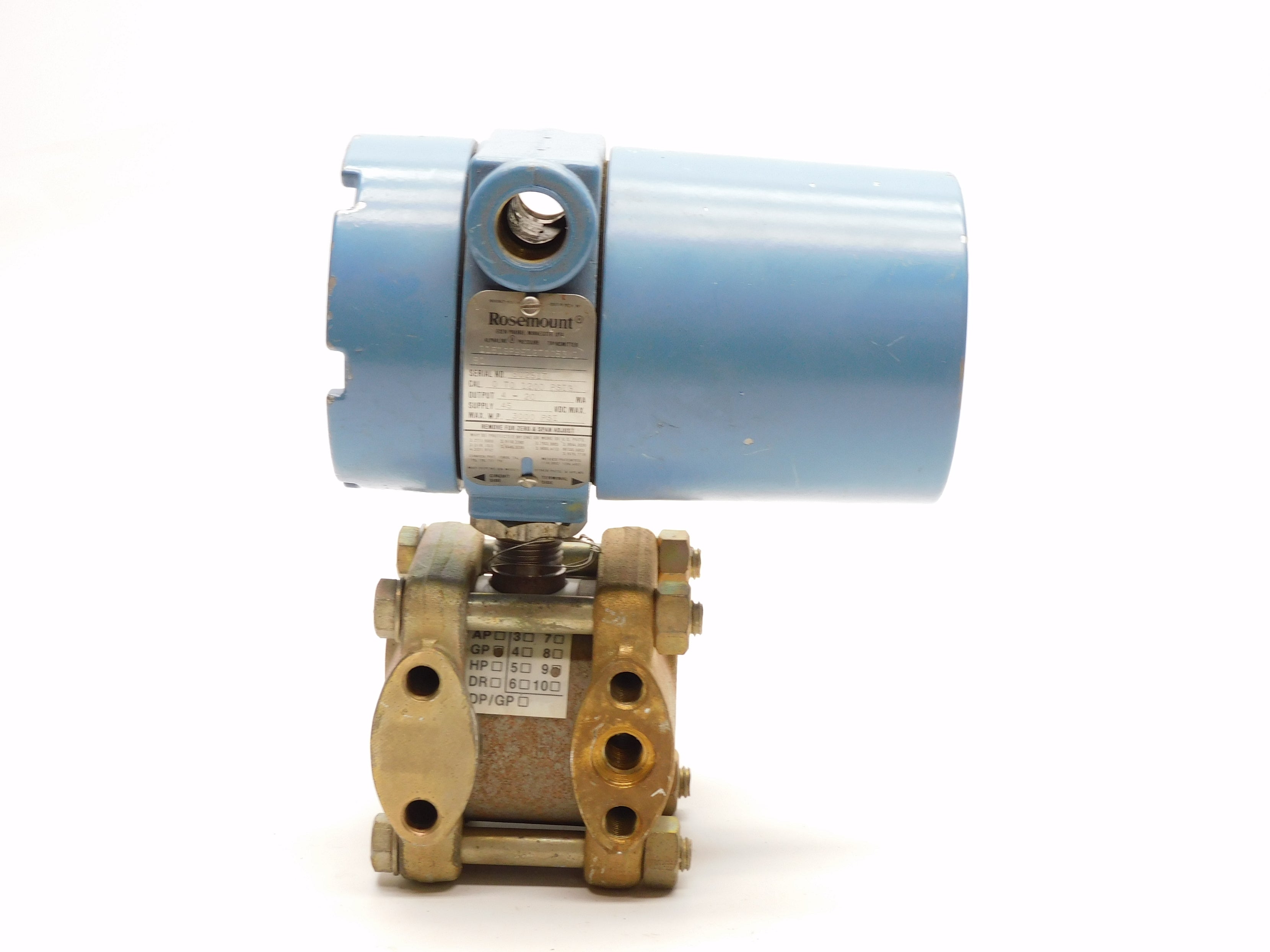 ROSEMOUNT 1151GP9E12T0053M1B1 UNMP