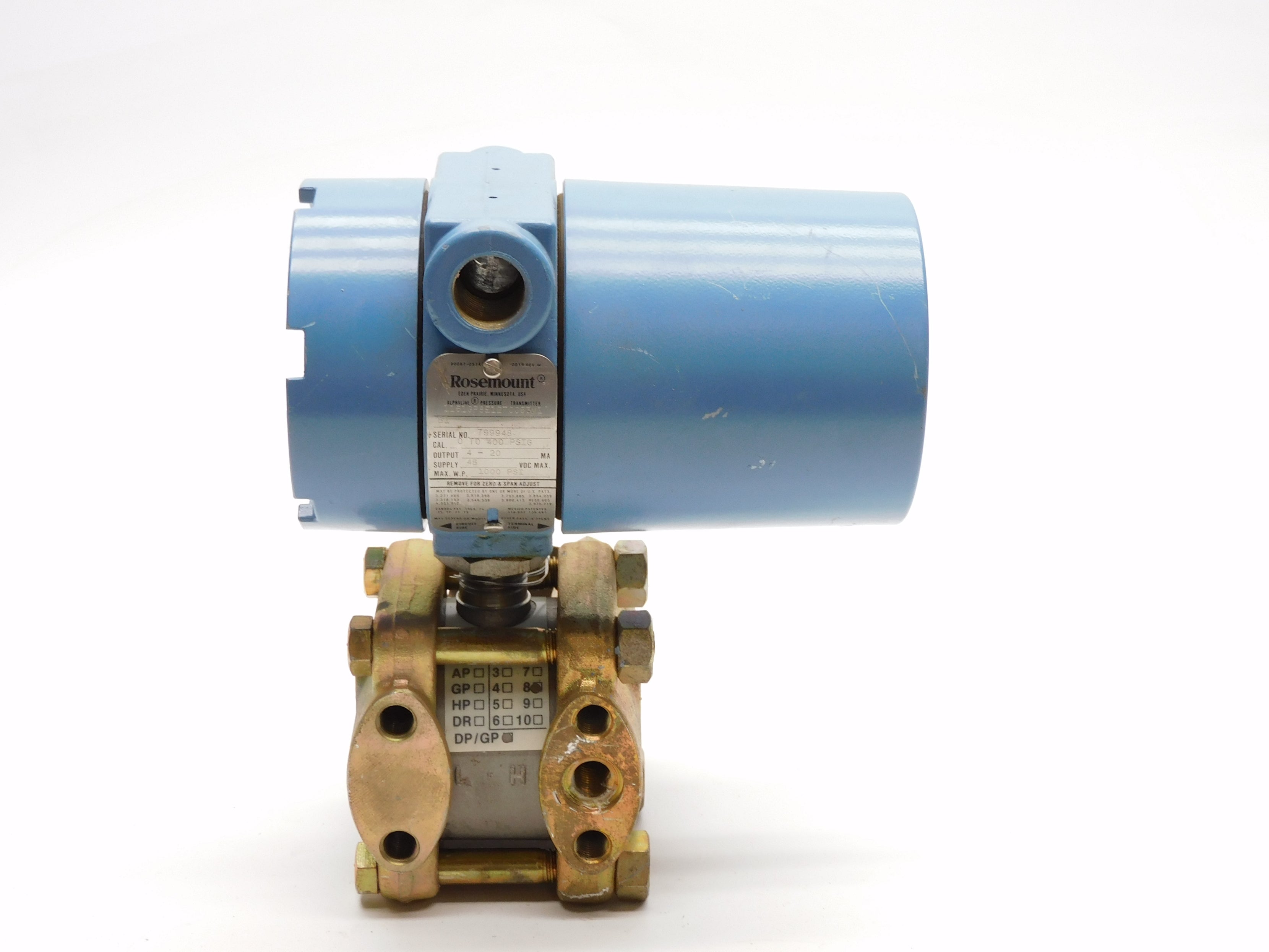 ROSEMOUNT 1151GP8E12T0053M1B1 UNMP