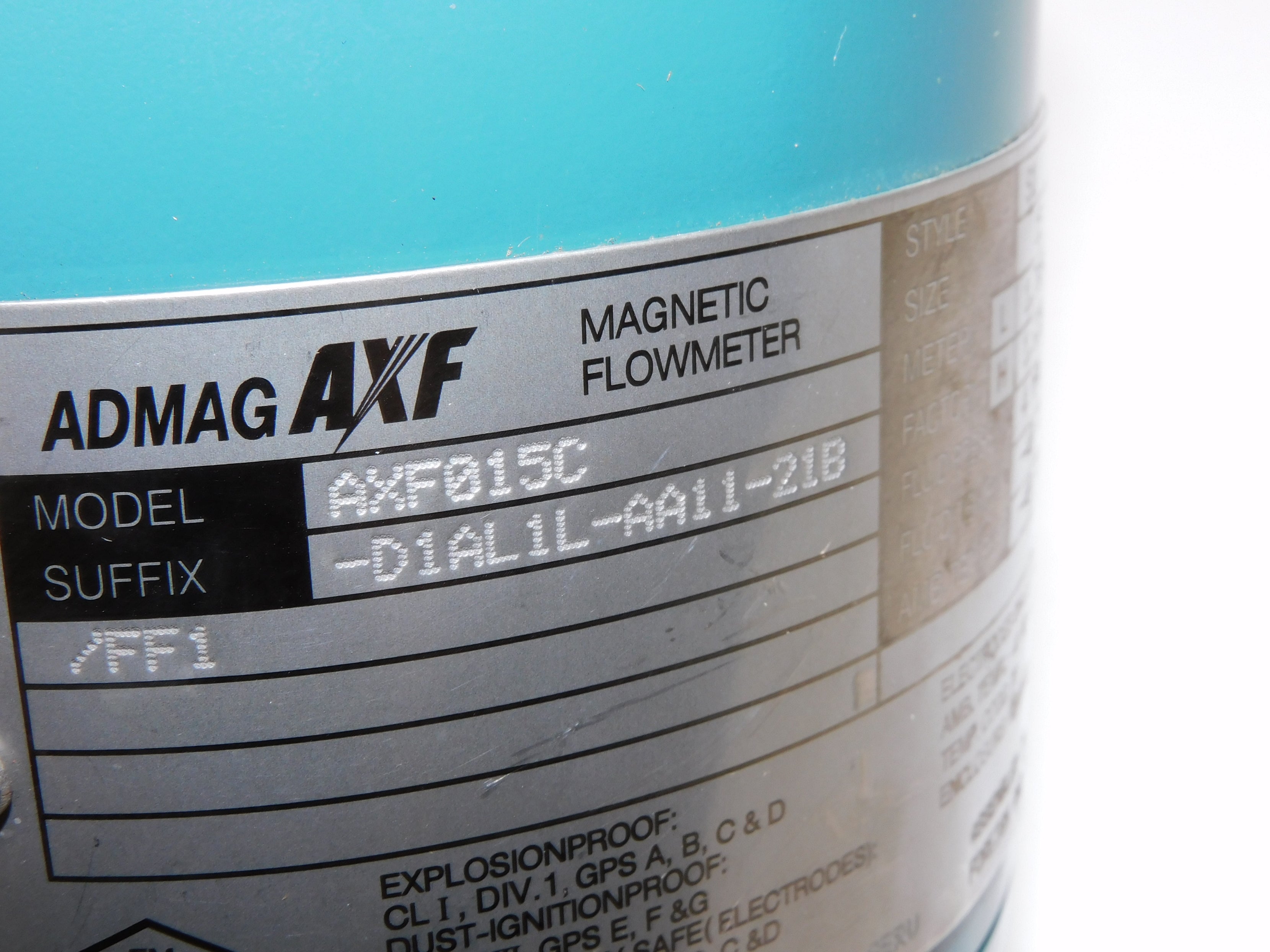 YOKOGAWA AXF015C-D1AL1L-AA11-21B/FF1 UNMP