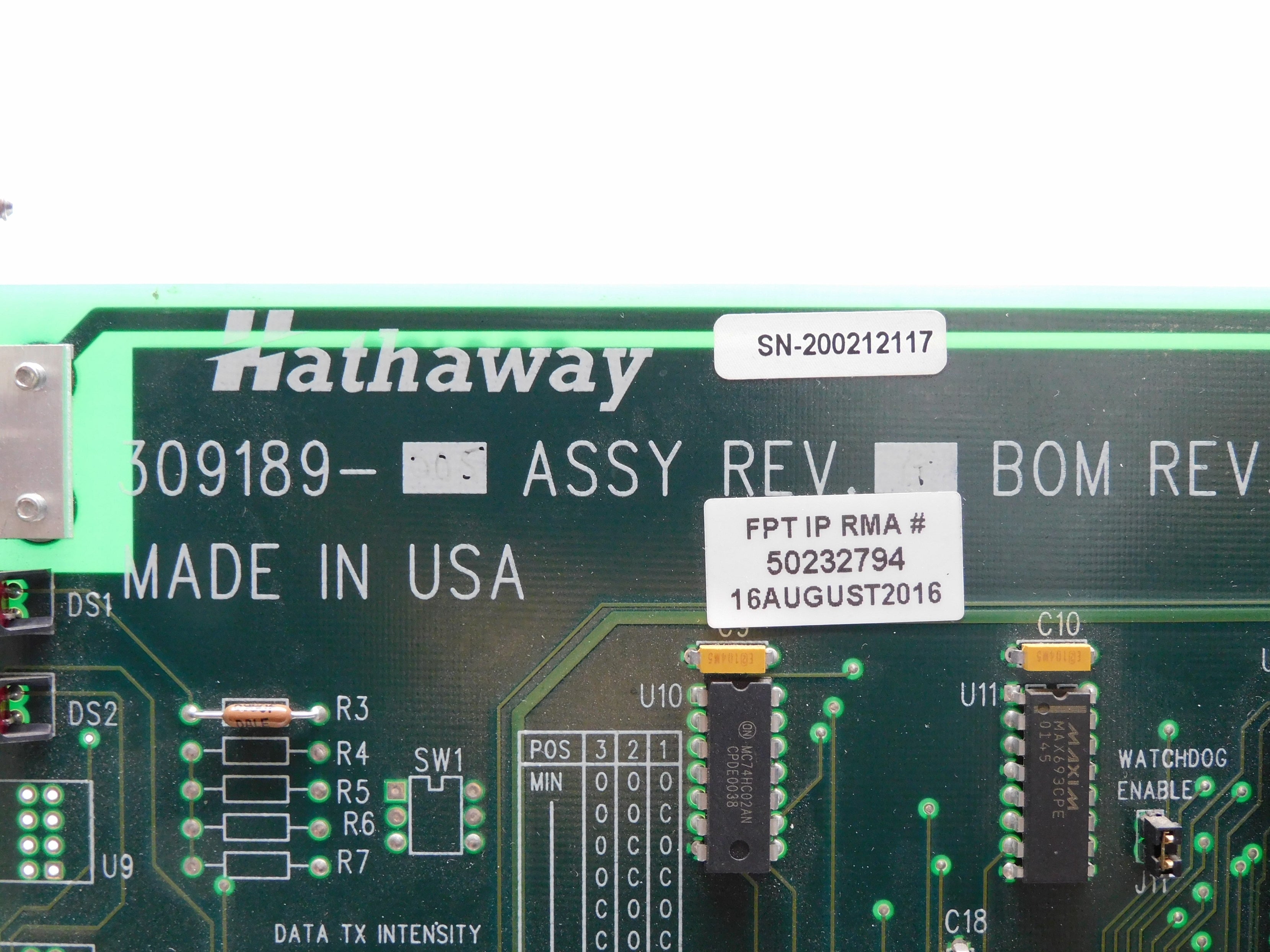 HATHAWAY 309189-005 REV. G UNMP