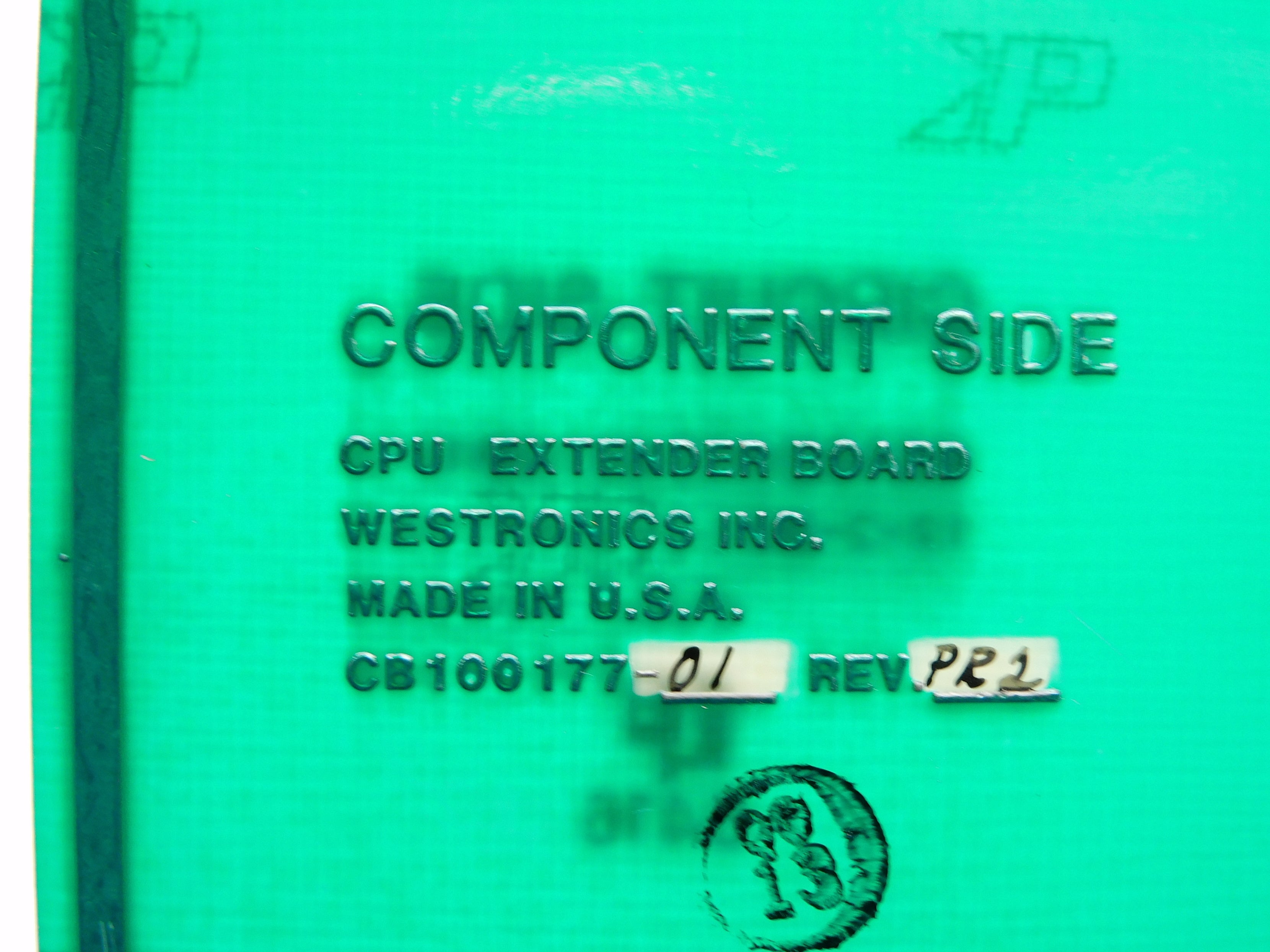 WESTRONICS CB100177-01 REV. PR2 NSNP